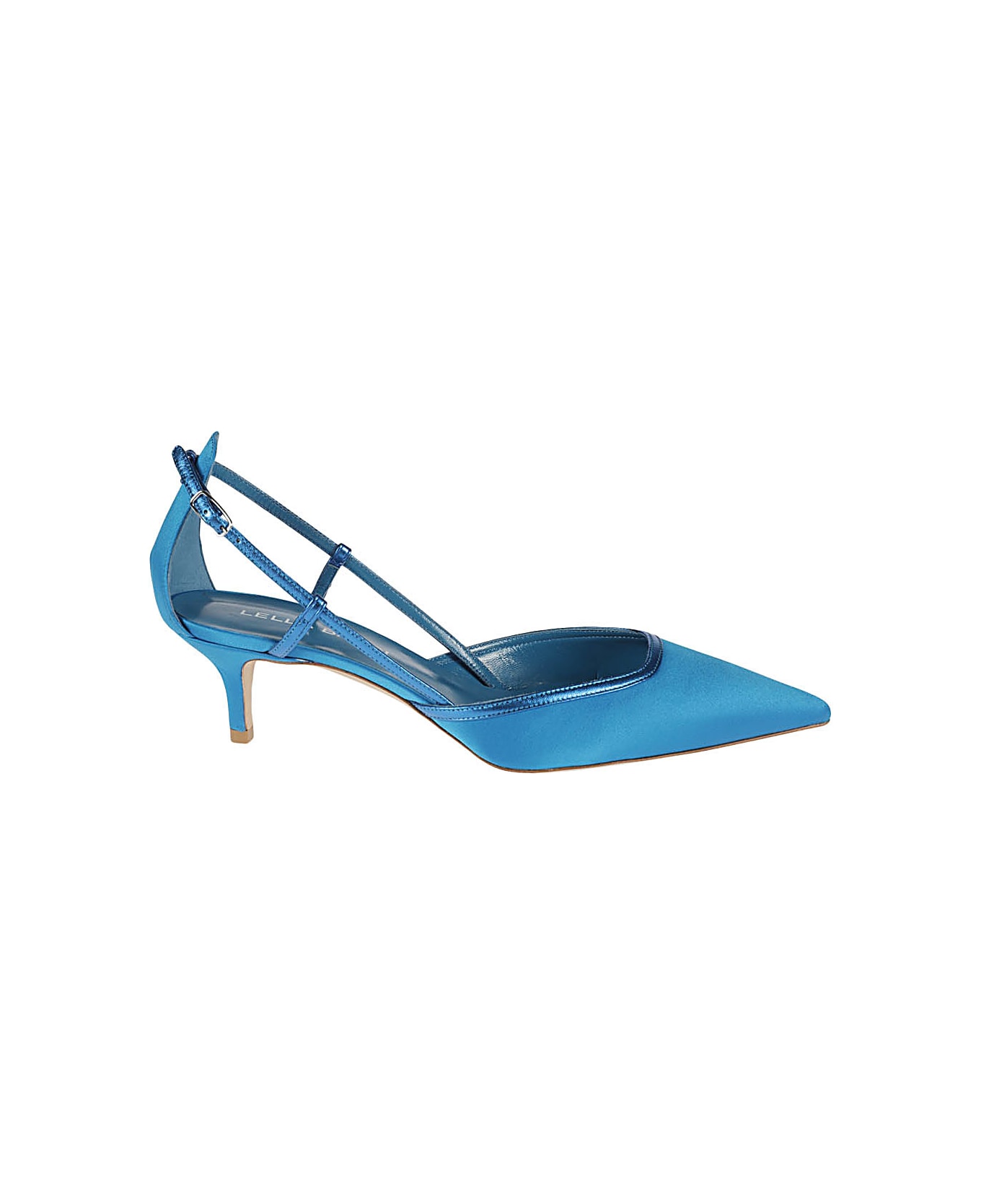 Lella Baldi Leather Pumps - Blue