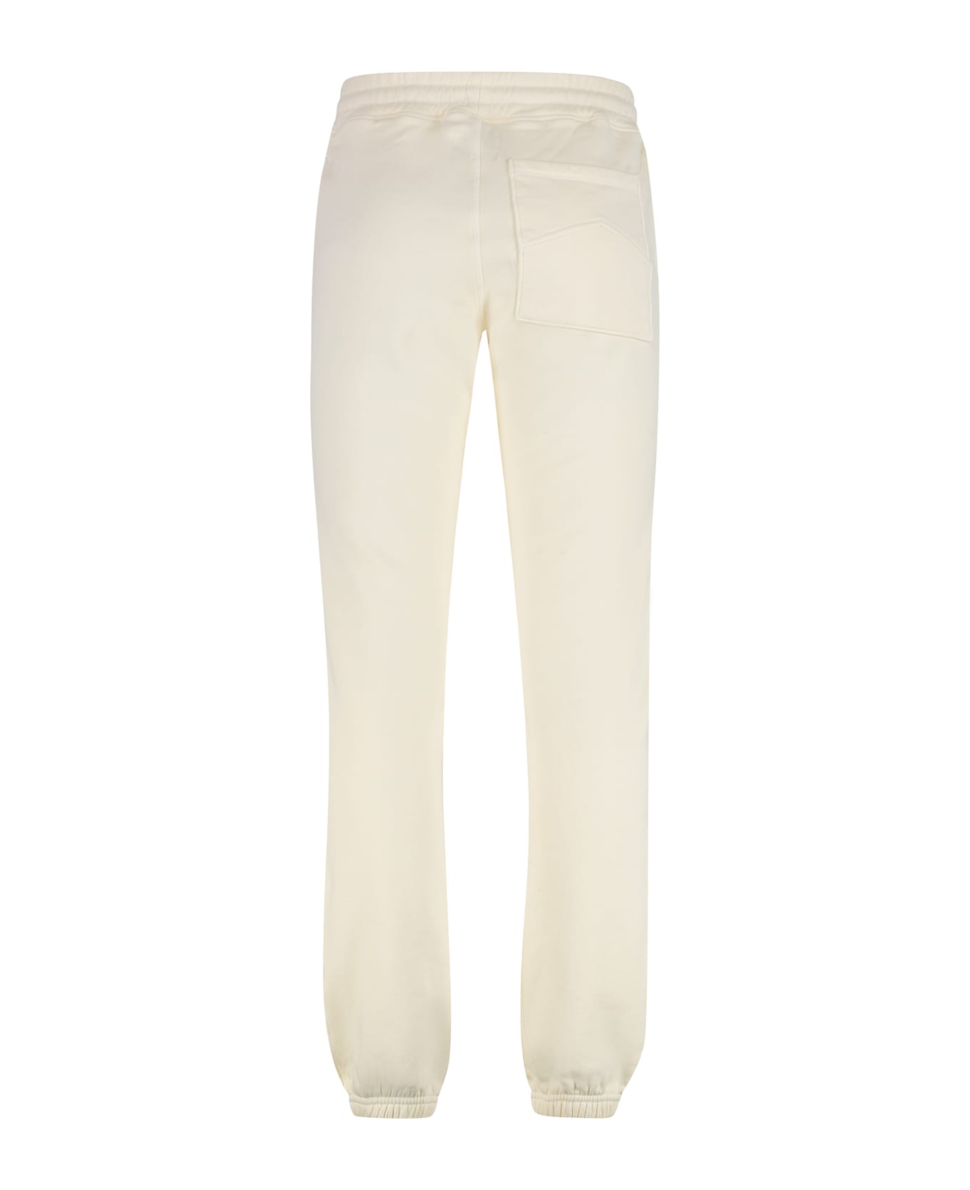 Rhude Logo Detail Cotton Track-pants - panna