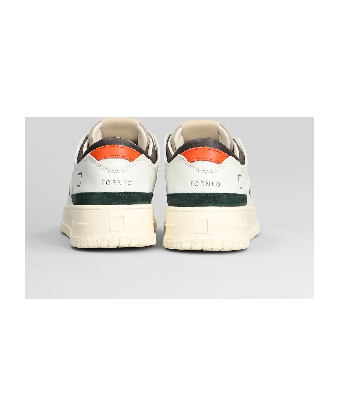 D.A.T.E. Torneo Sneakers In White Leather - white