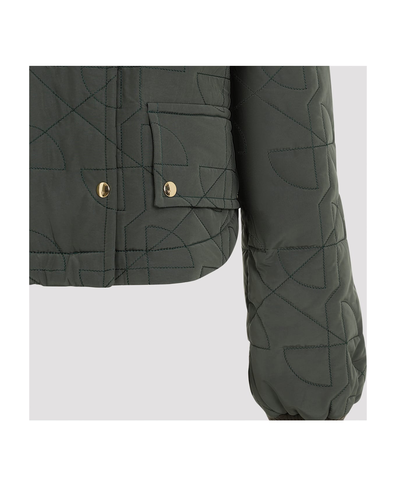 Patou Cropped Quilted Blouson - B Bottle Green