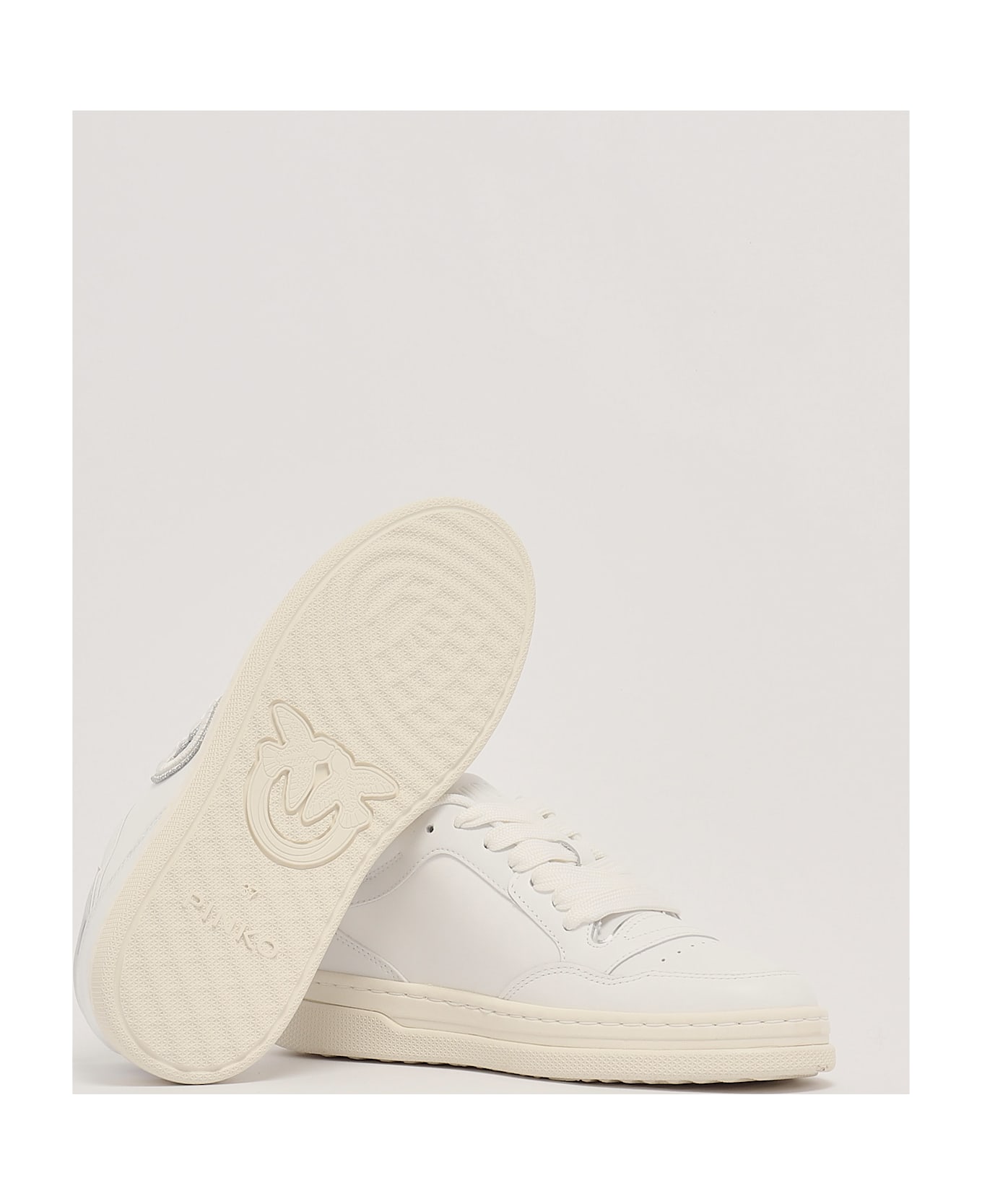 Pinko Mandy 11 Sneaker - BIANCO-ARGENTO