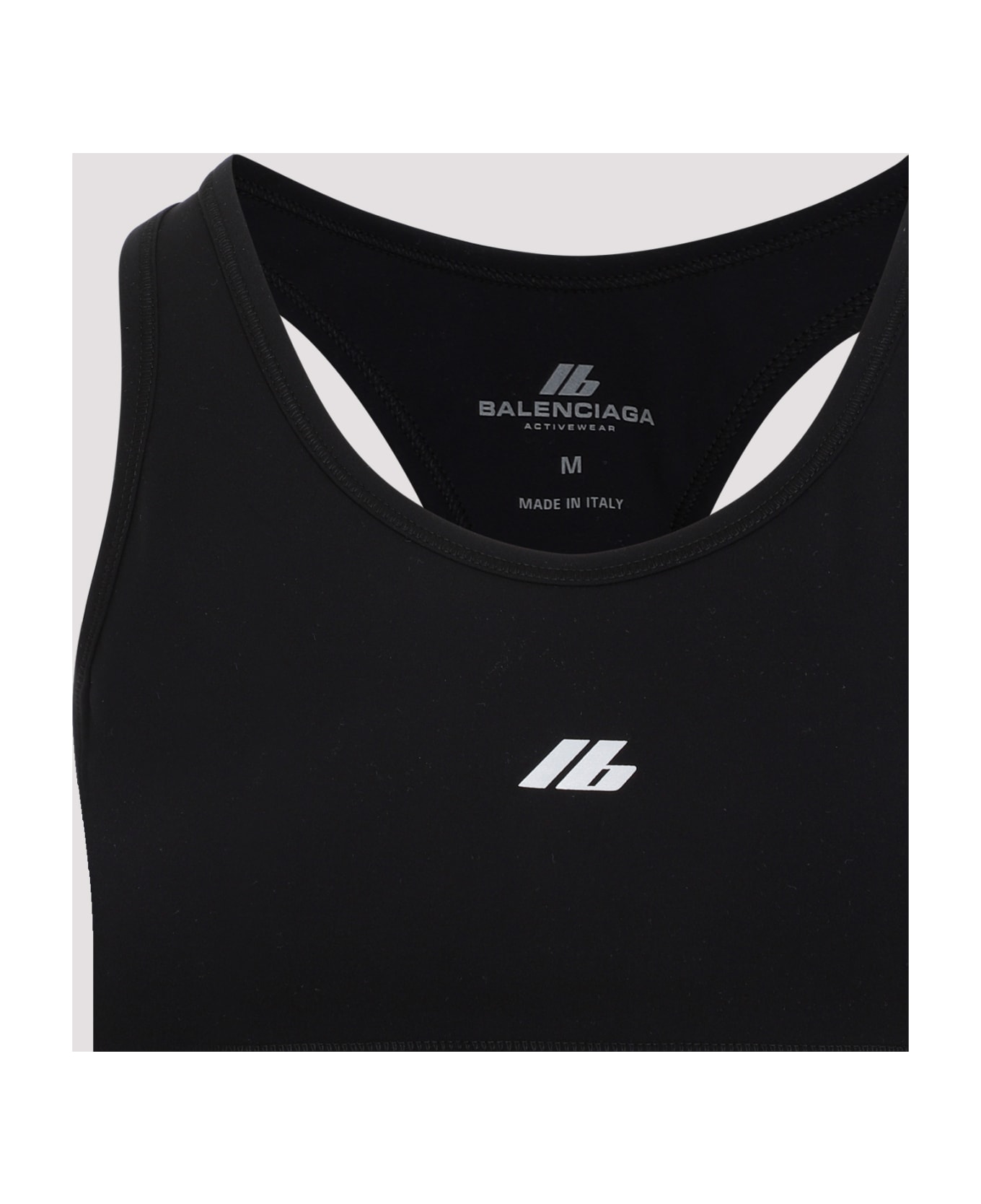 Balenciaga Sports Bra - Black Reflective