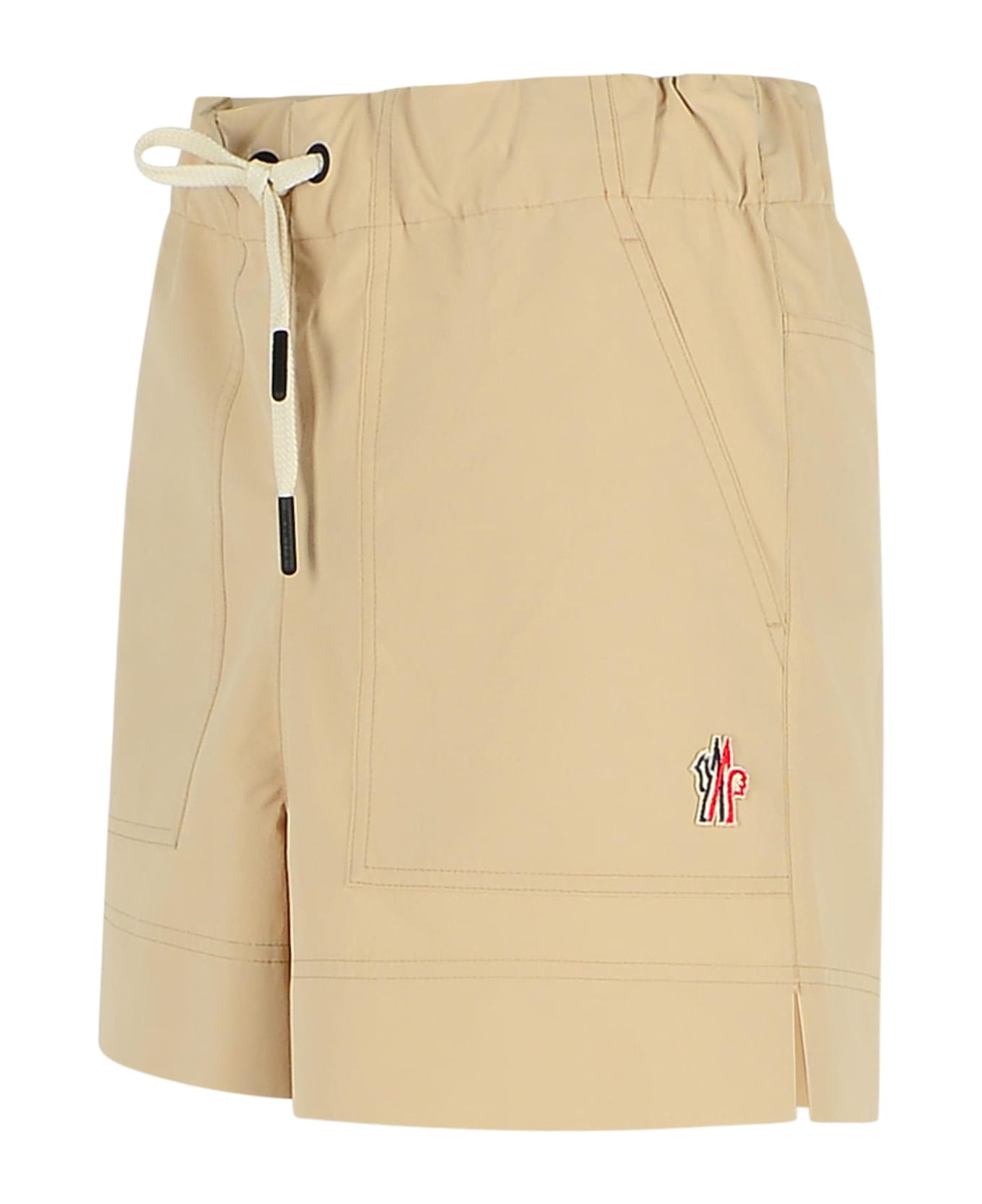 Moncler Grenoble Beige Polyester Shorts - Beige