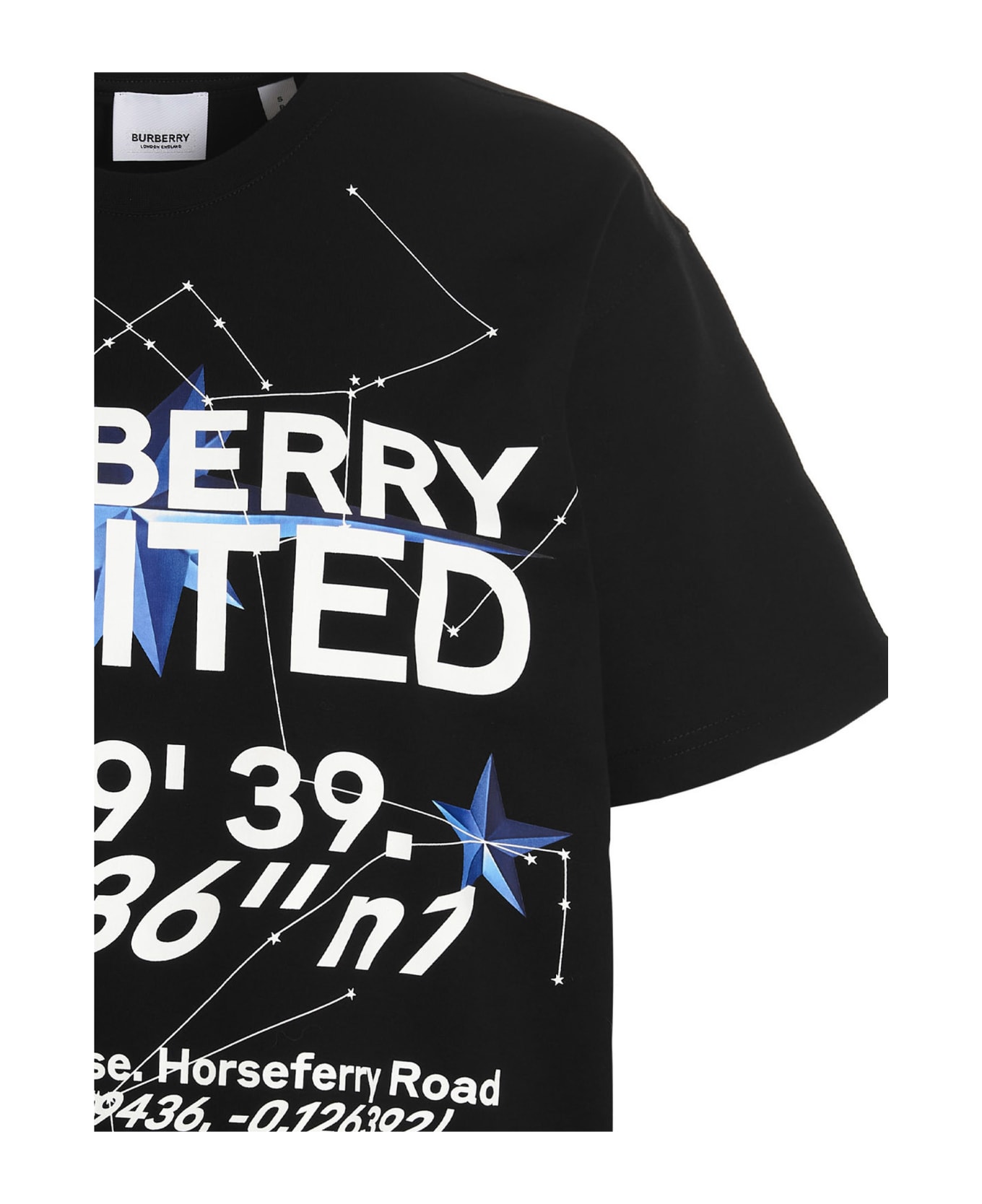 Burberry T-shirt 'carrick Star' - Black  
