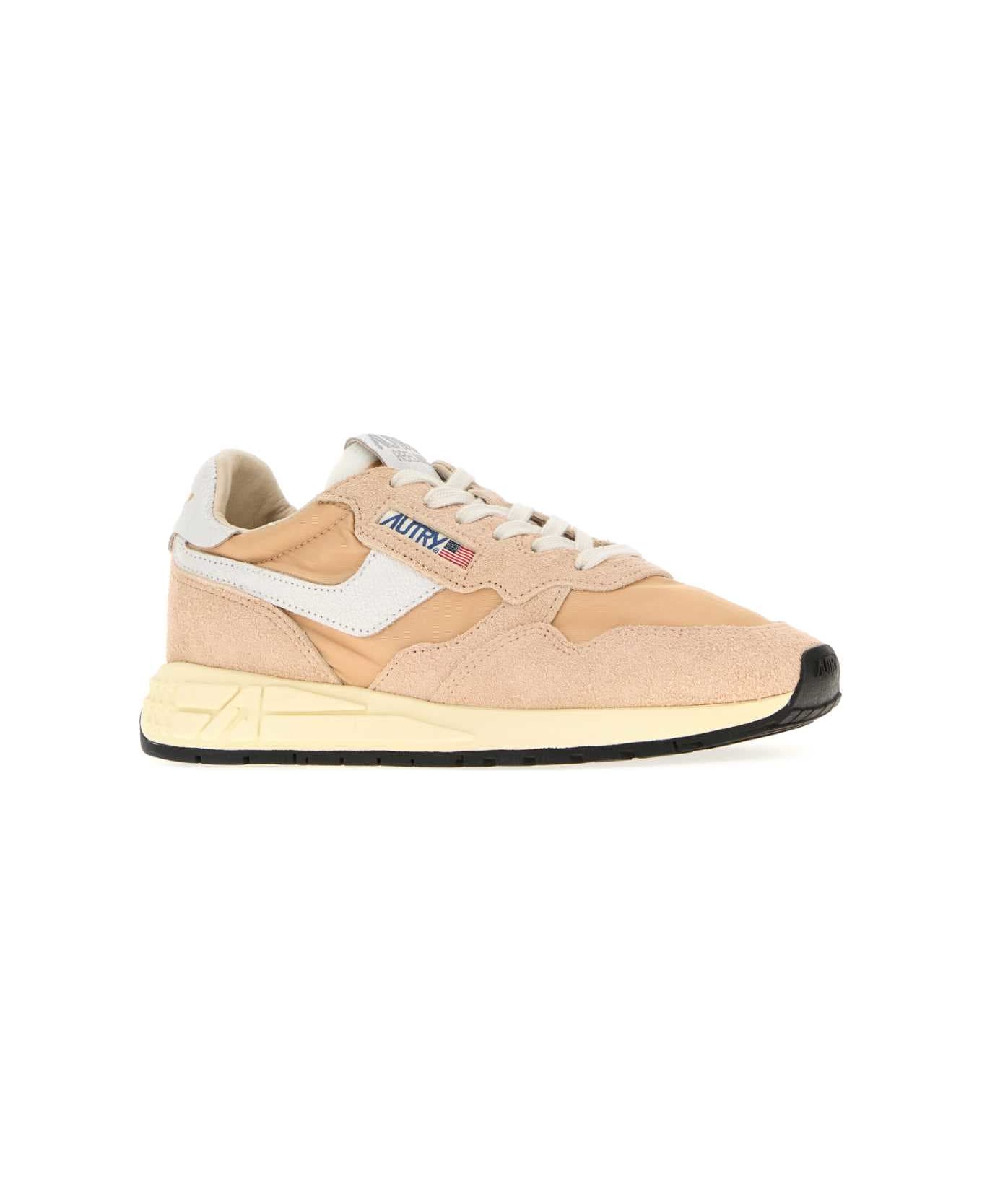 Autry Multicolor Fabric And Suede Reelwind Sneakers - NC24