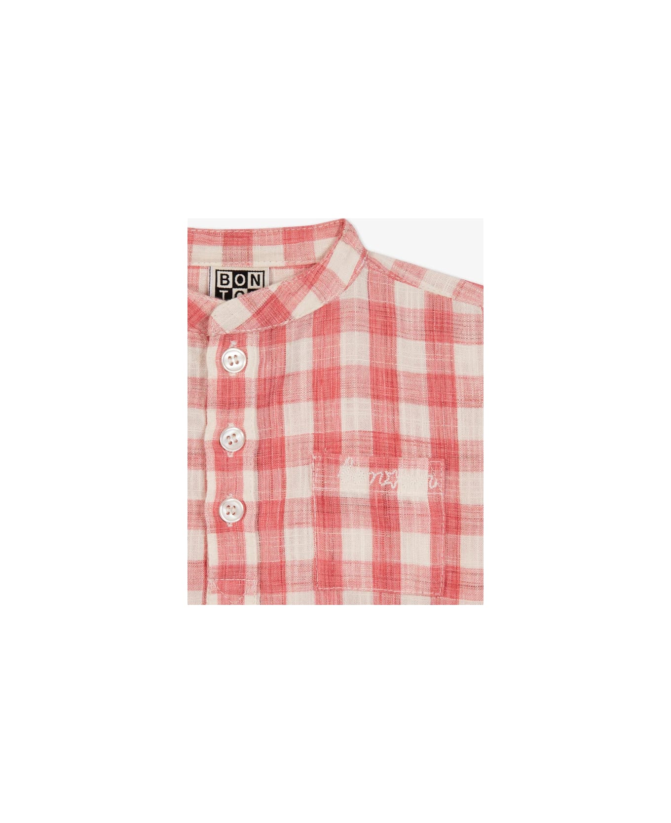 Bonton Camicia A Quadri - Red