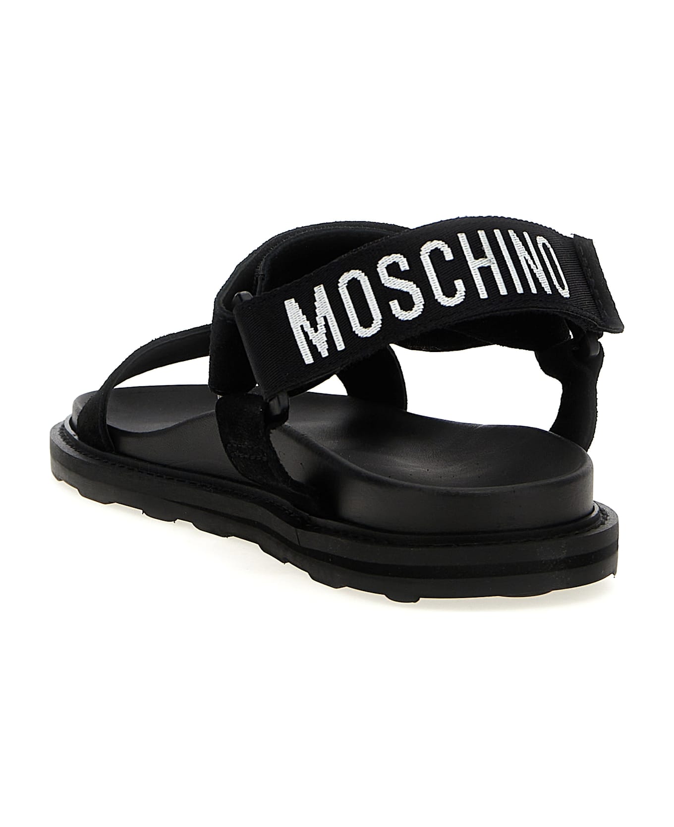 Moschino Sporty Sandals - Black