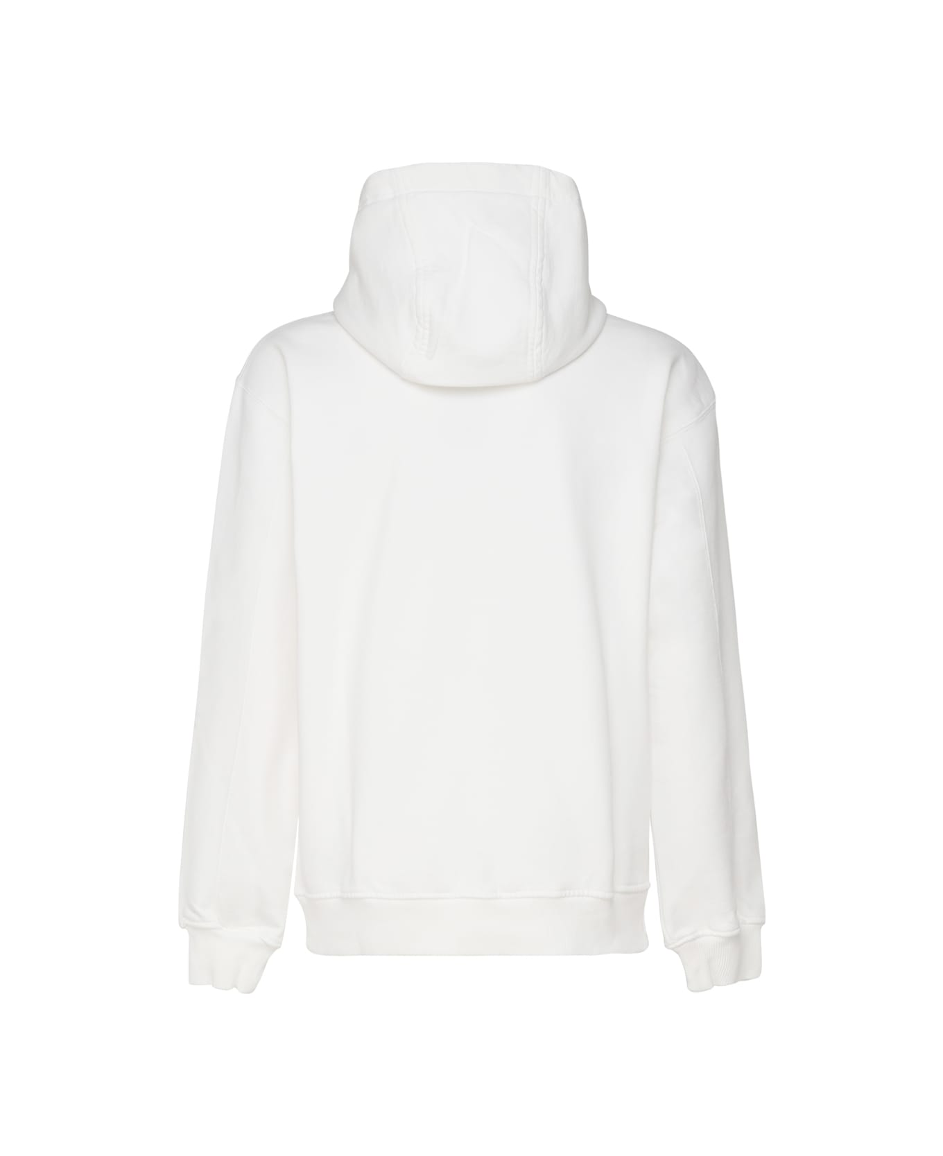 Casablanca Casa Way Hooded Sweatshirt In Cotton - White