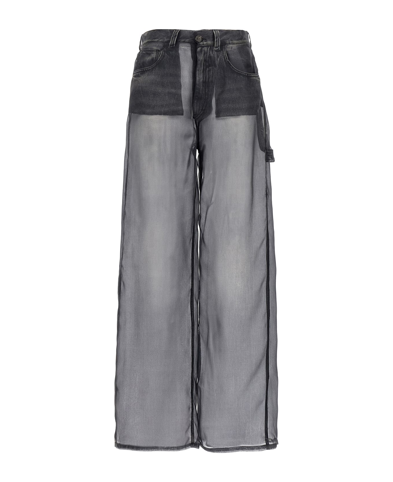Haikure 
winona
 Pants - Black Denim Print