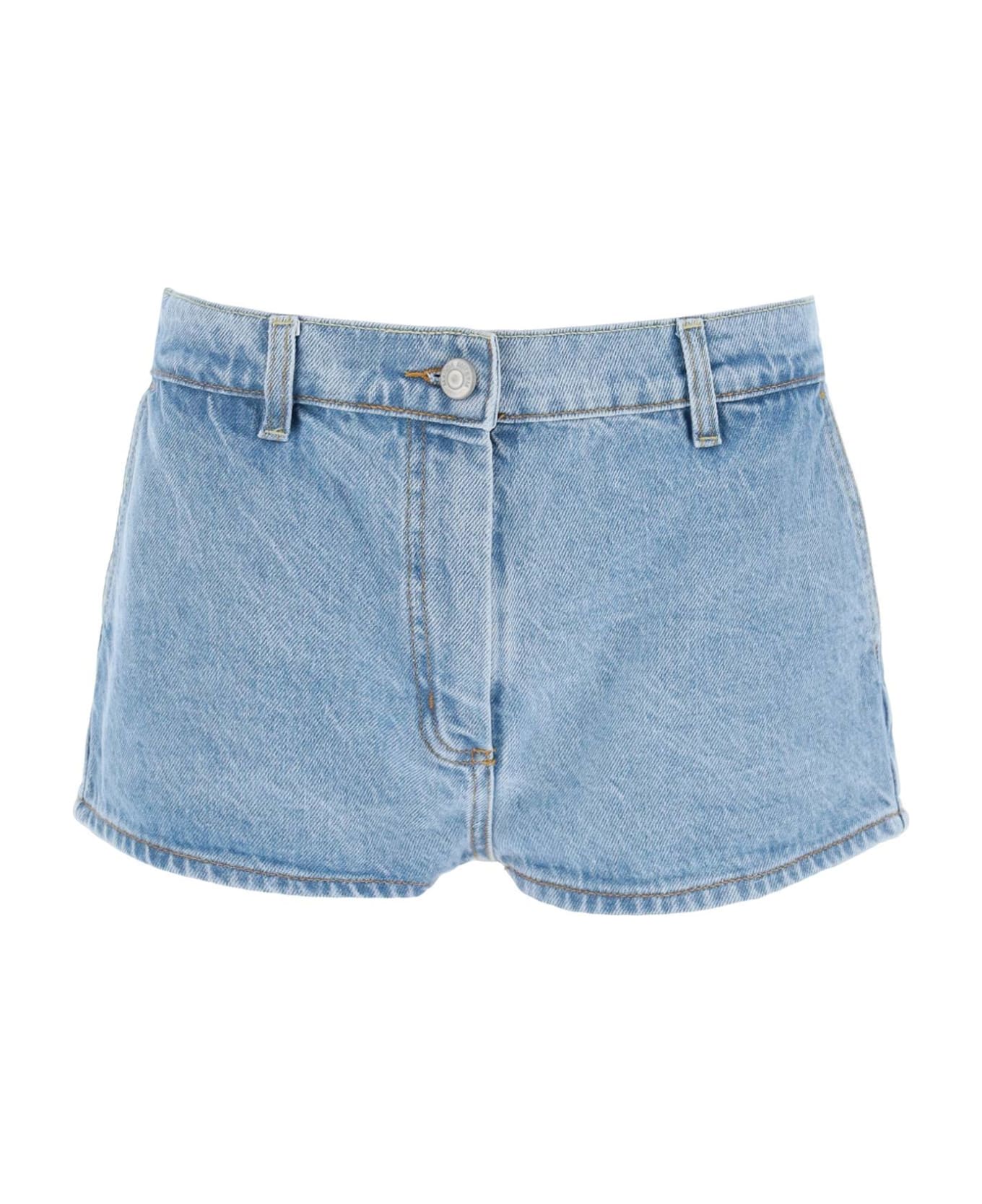 Magda Butrym Denim Hot Shorts For A - BLUE (Blue)