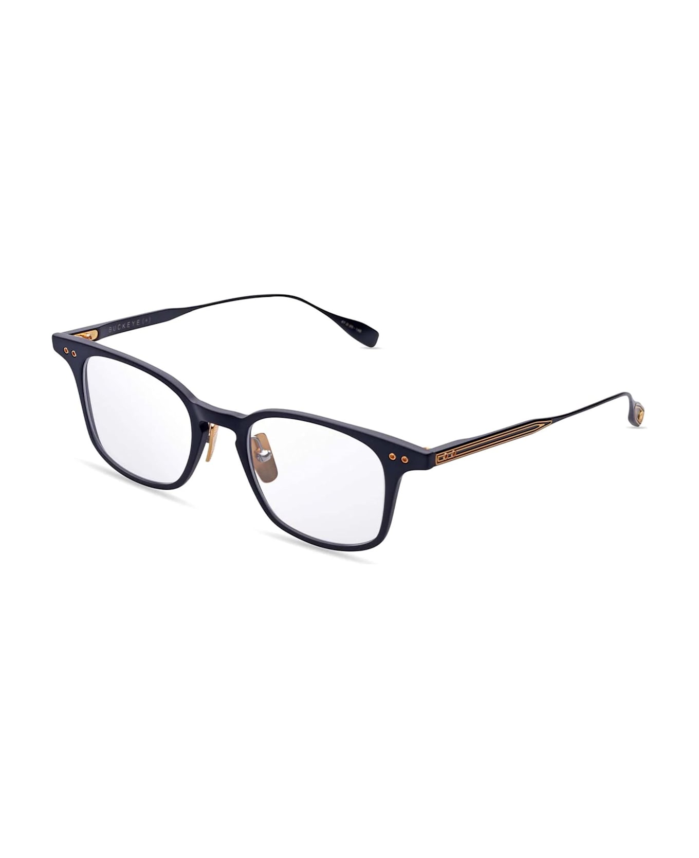 Dita Buckeye (+) - Matte Black / Yellow Gold Rx Glasses - Black/gold