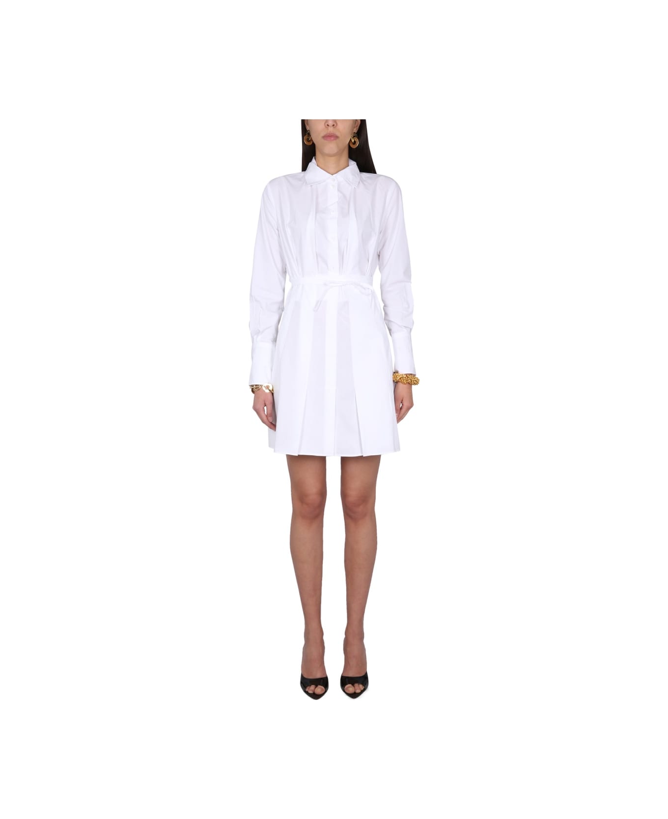 【関税&送料込】Patou Pleated Shirt Dress Patou | Pleated shirt dress in organic cotton