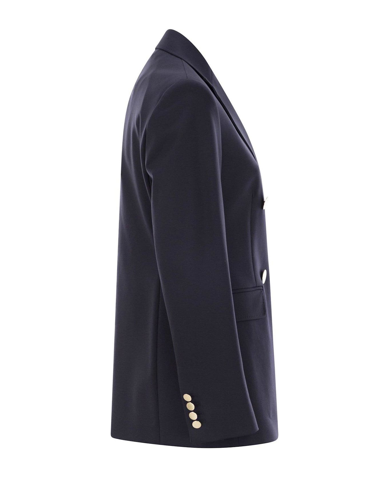 Max Mara Double-breasted Long-sleeved Blazer
