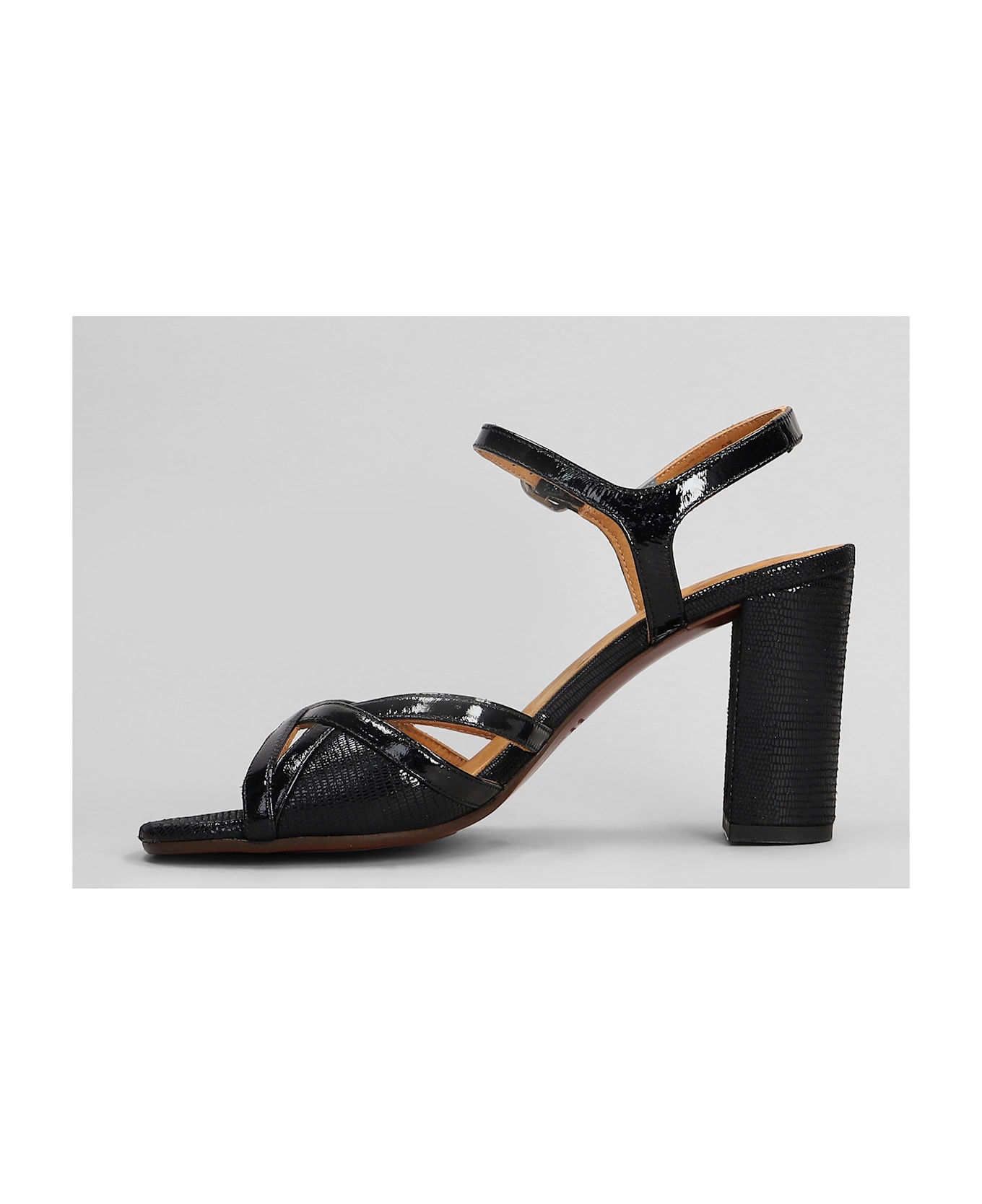 Chie Mihara Bemon Sandals In Black Leather - black