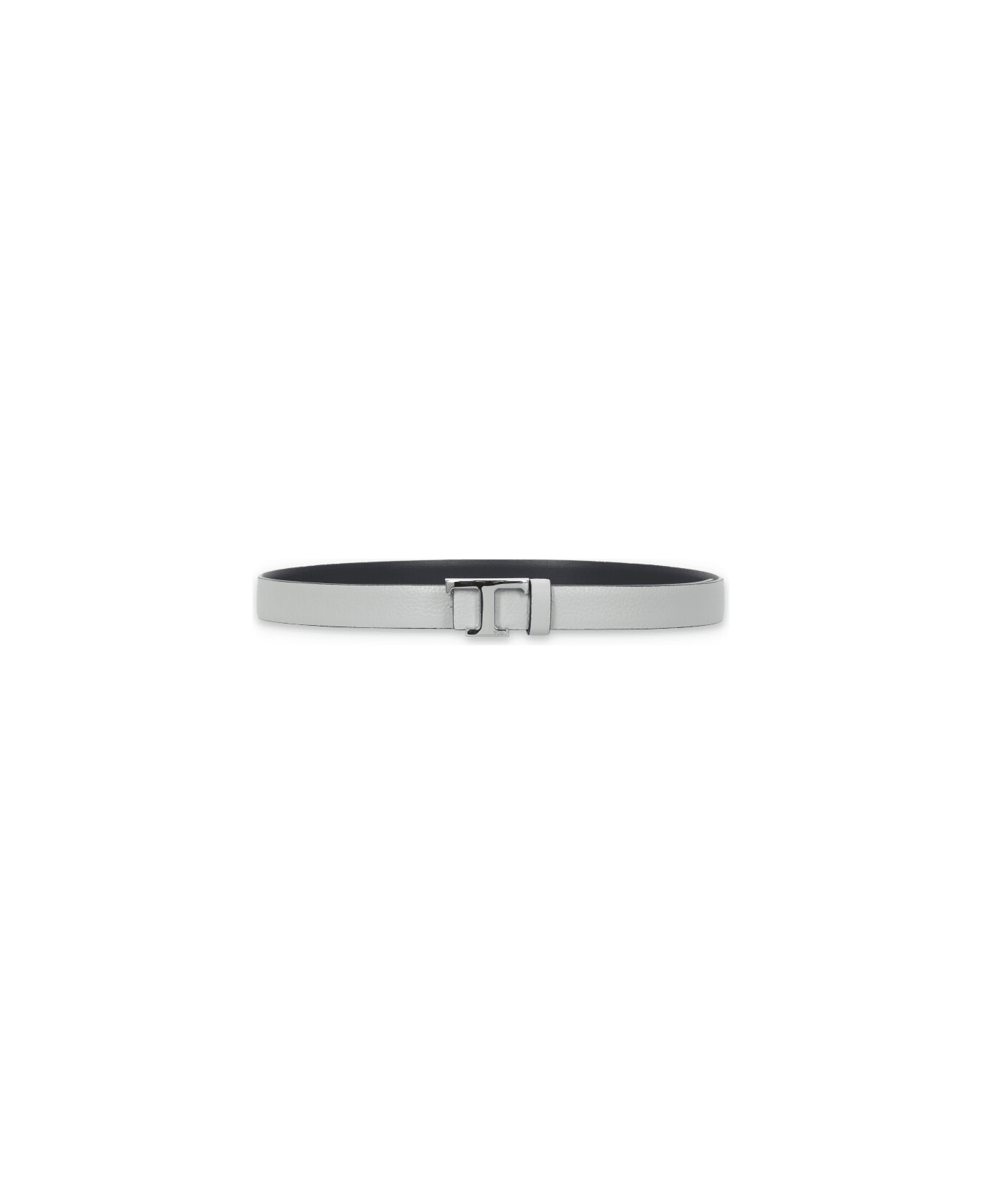 Tod
s Reversible T Timeless Leather Belt - Grey
