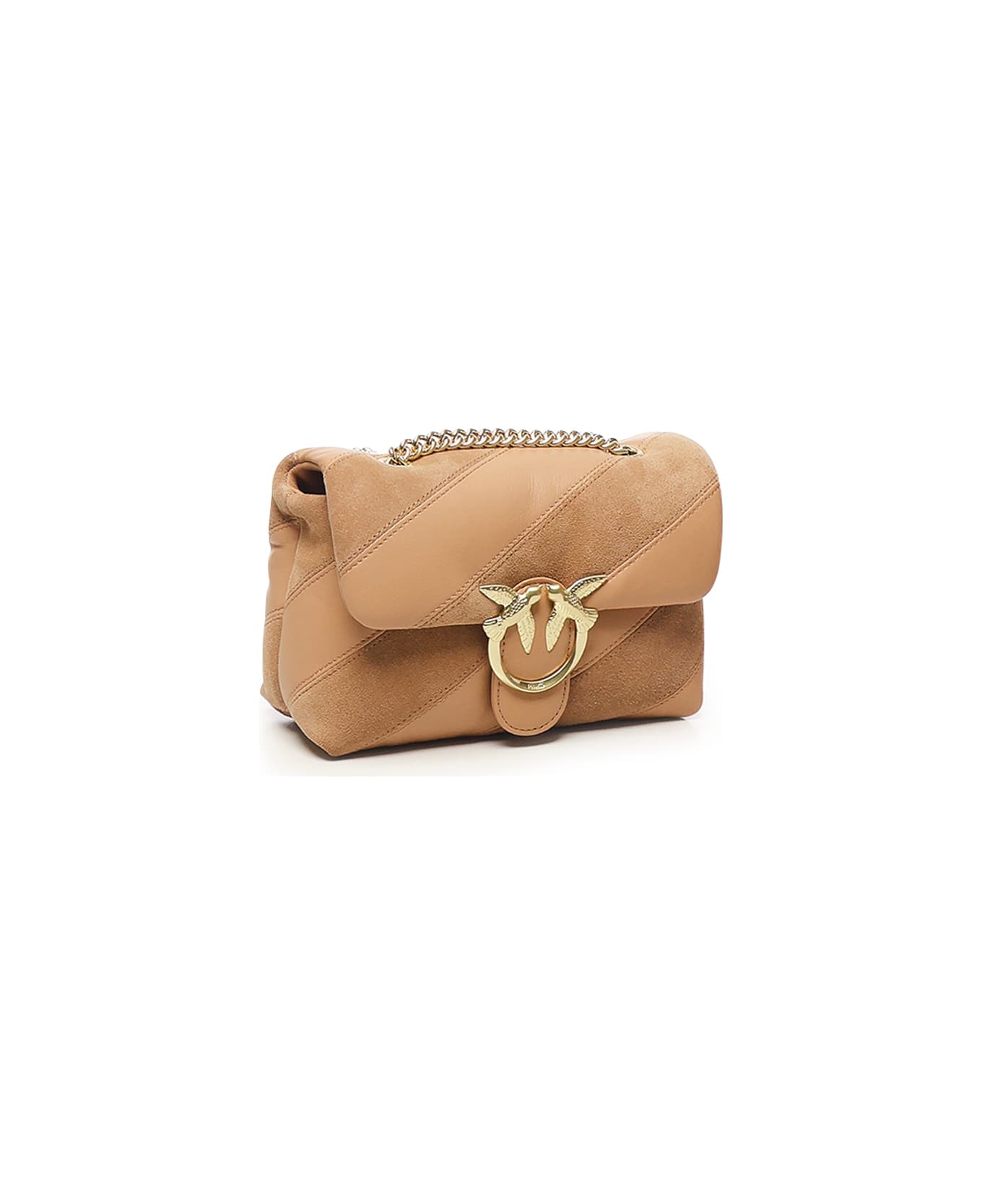 Pinko Love Bag Puff Mini Crossbody Bag - Toast Pink