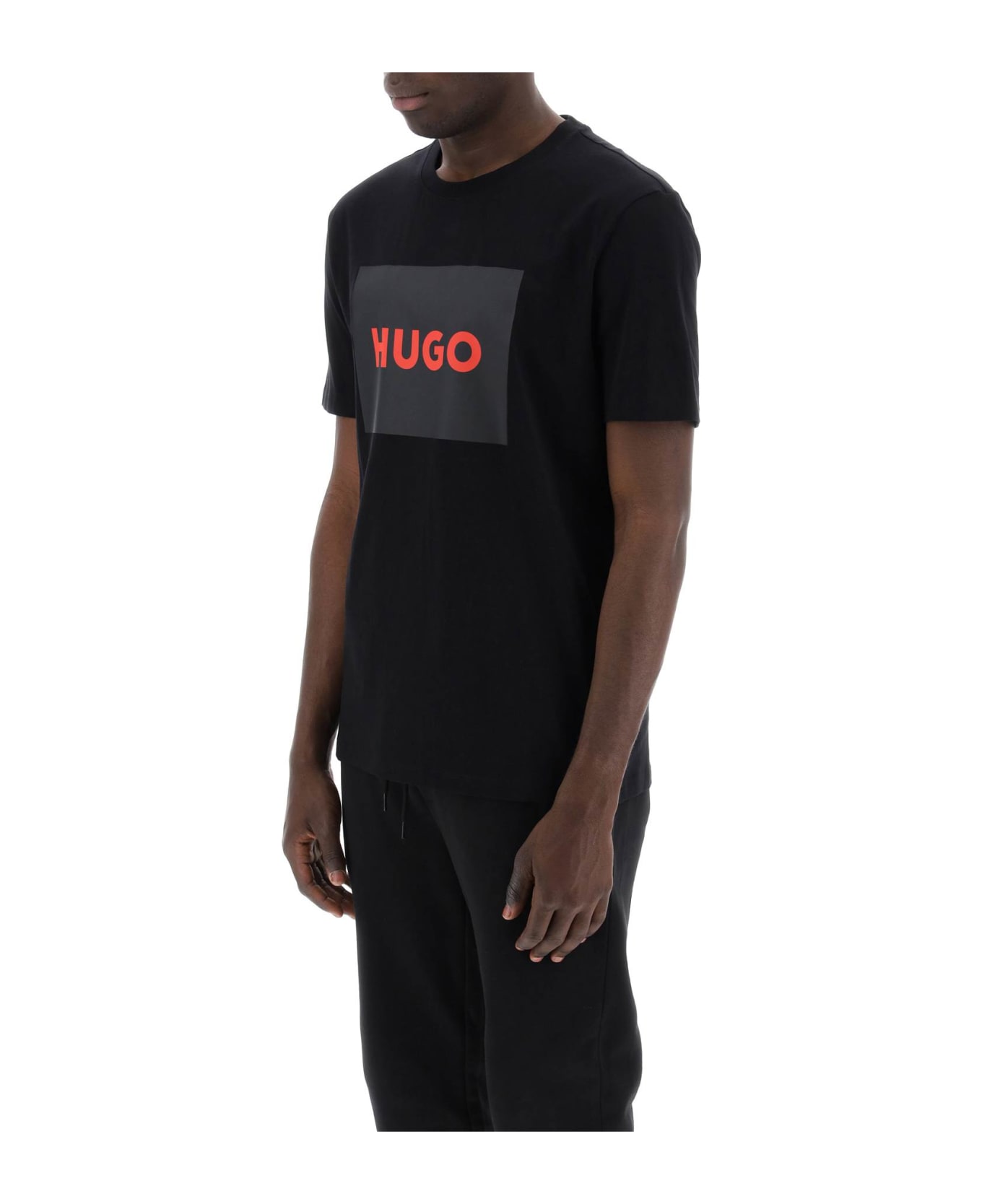 Hugo Boss Dulive T-shirt With Logo Box - BLACK 007 (Black)