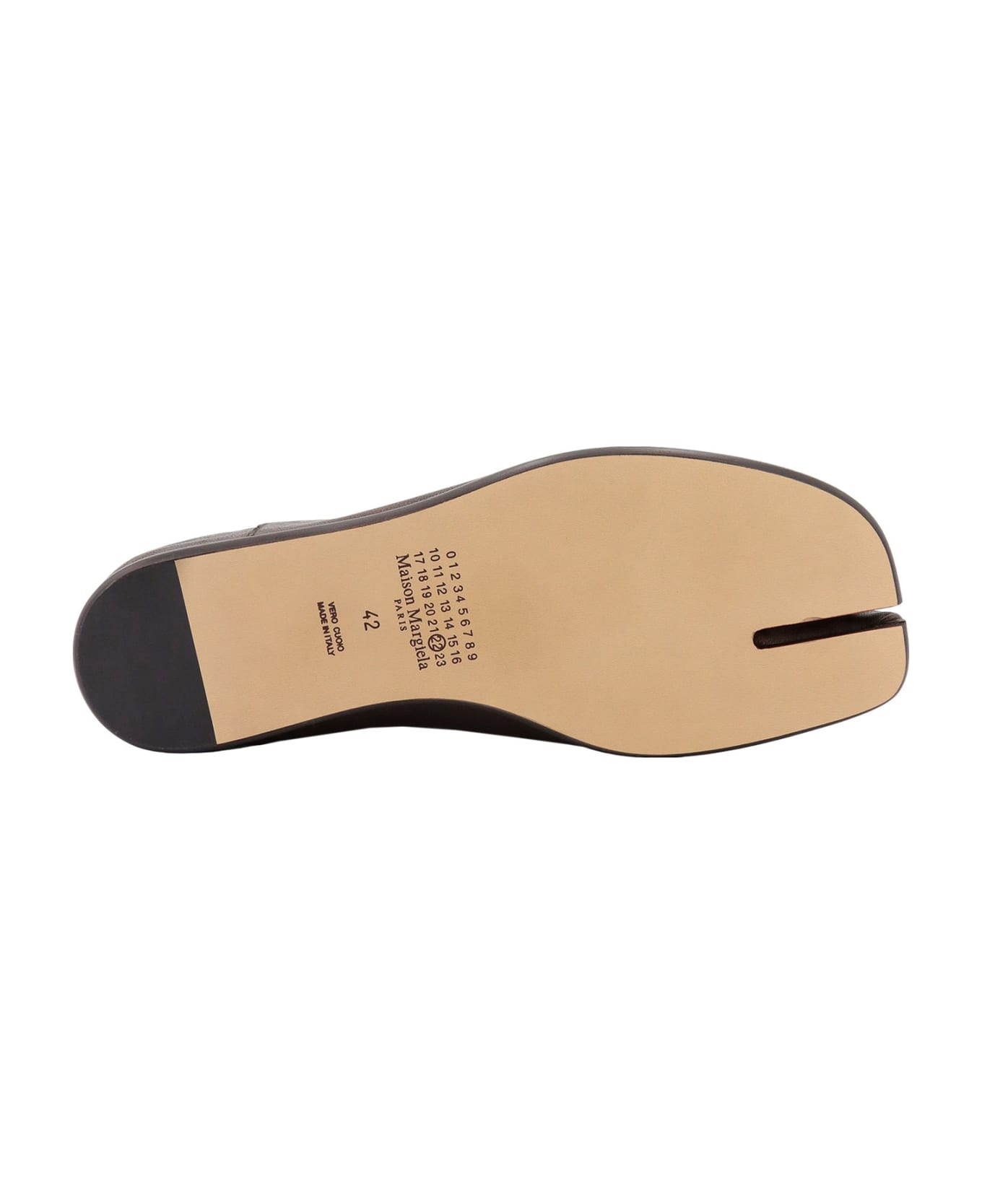 Maison Margiela Tabi Flat Without Laces - Brown