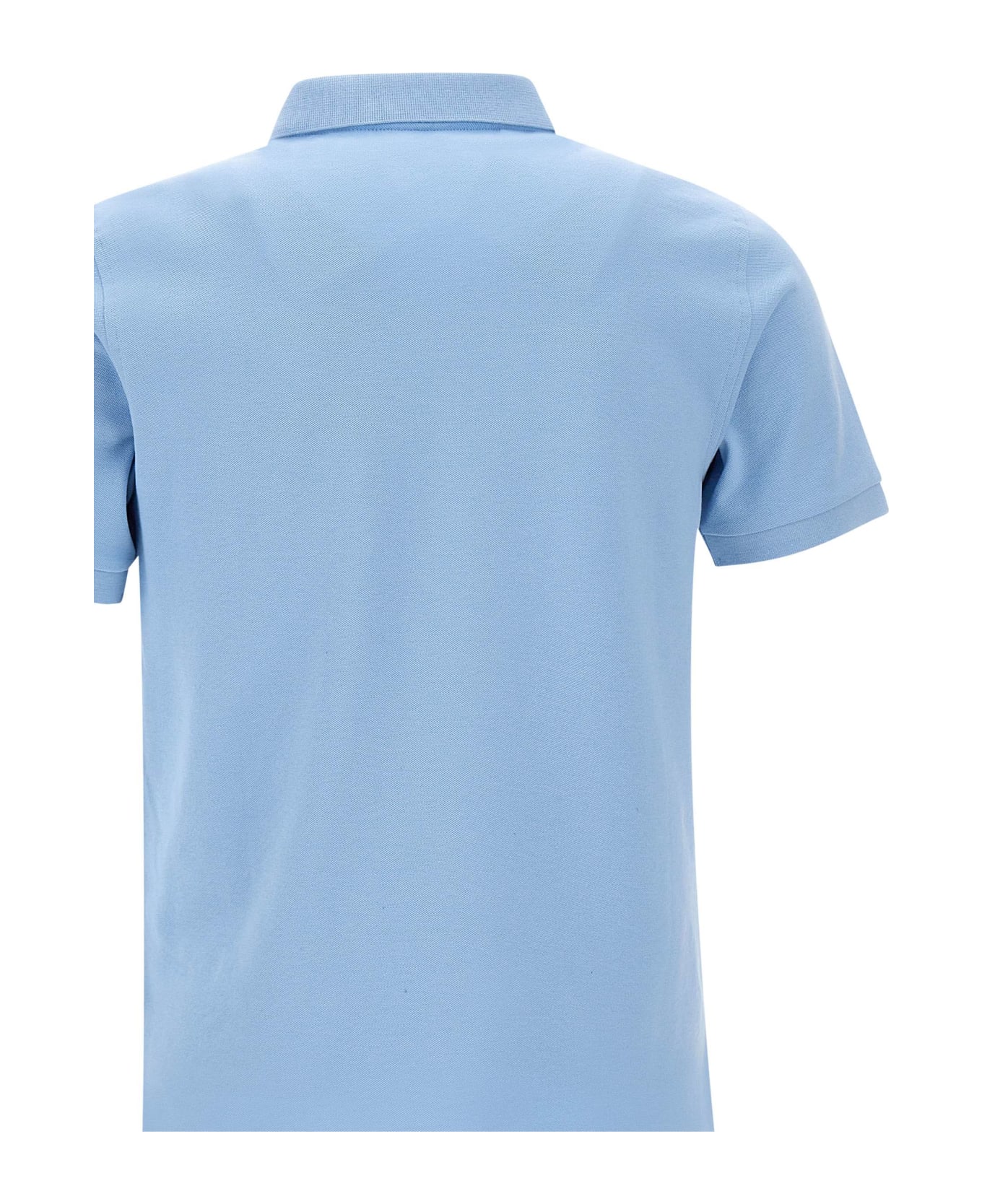Fay Cotton Polo Shirt - Azzurro