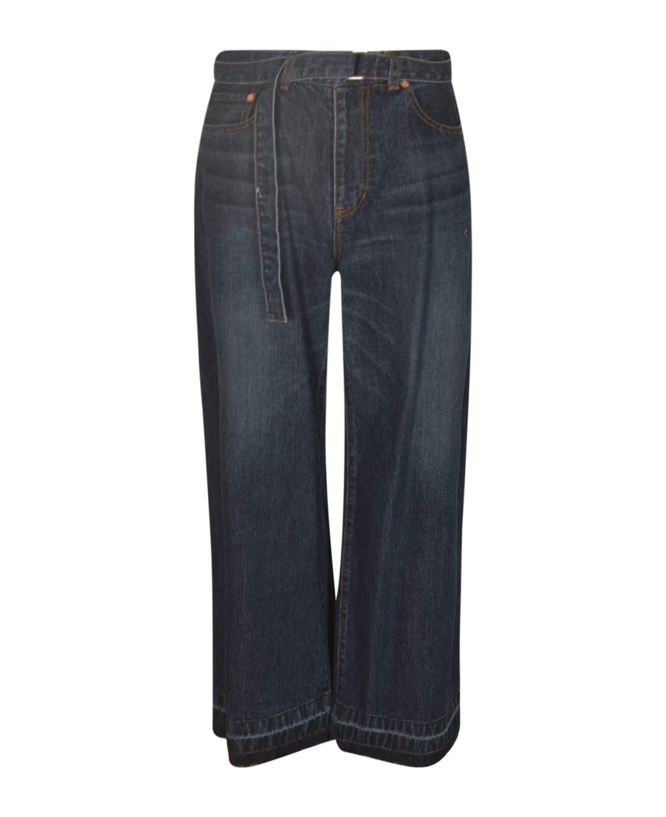 Sacai Straight Buttoned Jeans - Blue デニム