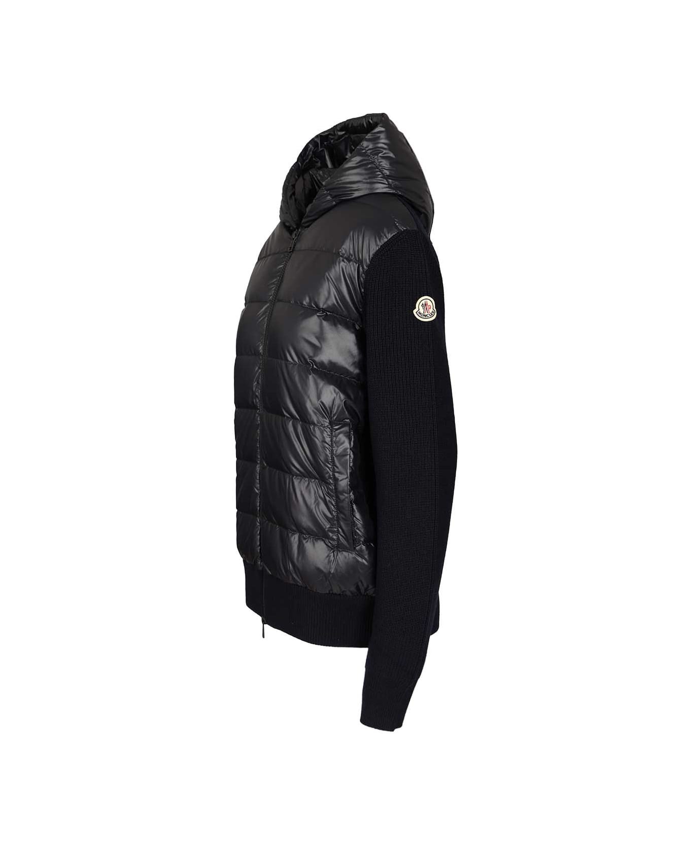 Moncler Padded Hoodie - BLUE