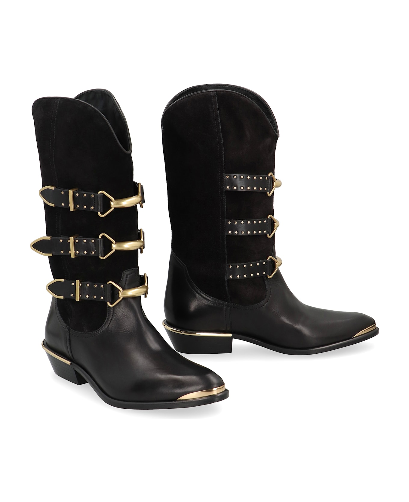 Isabel Marant Mexia Leather Boots - black