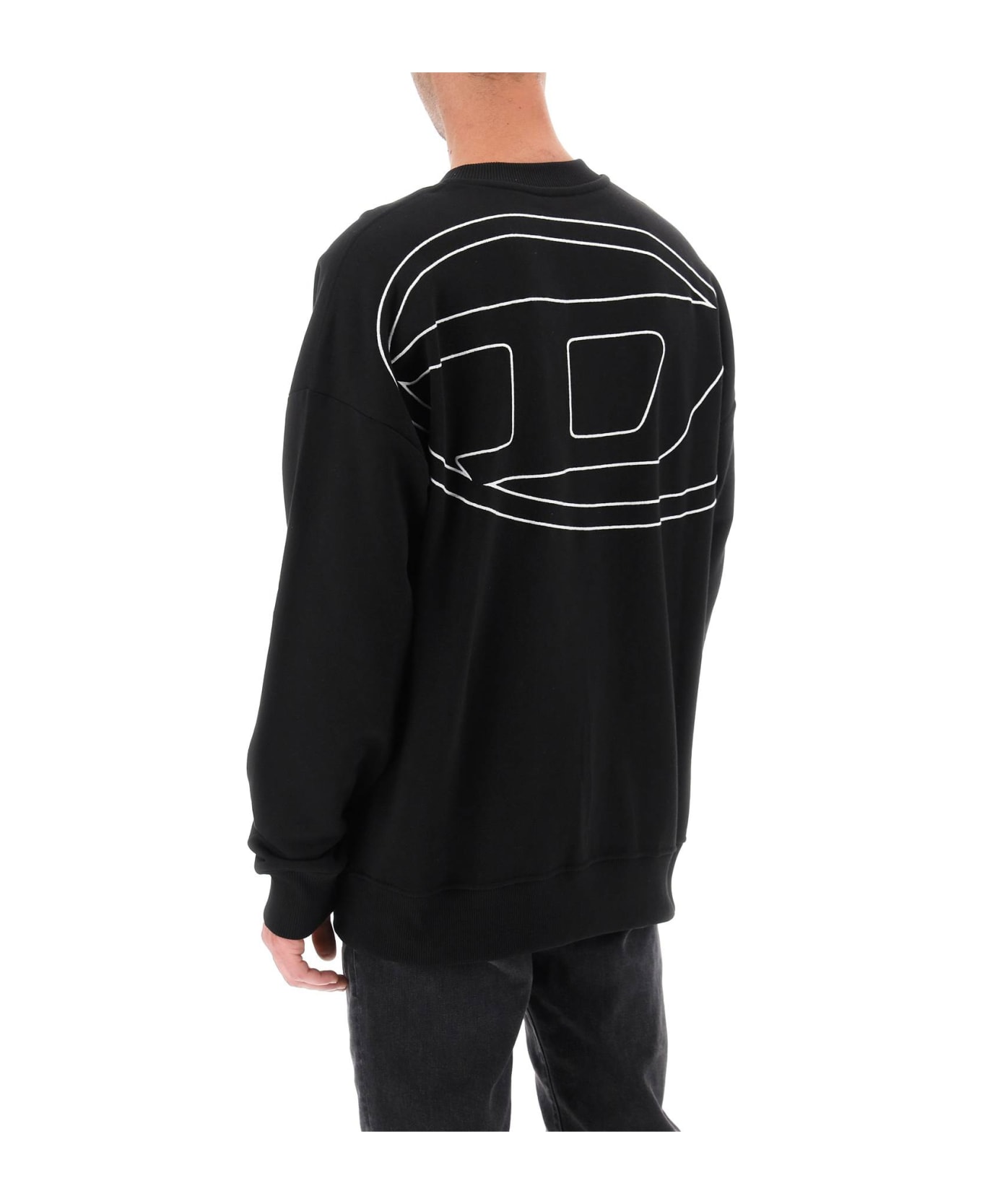 Diesel S-rob Megoval-d Sweatshirt - Black