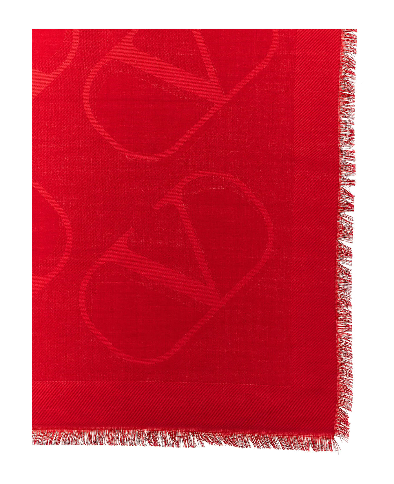 Valentino Garavani 'vlogo Signature' Shawl - Red