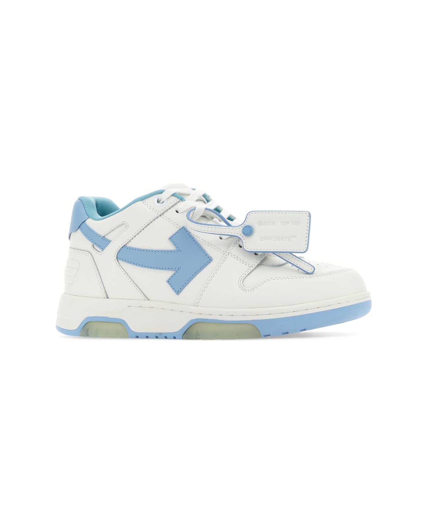 Off-White White Leather Out Of Office Sneakers - WHITE