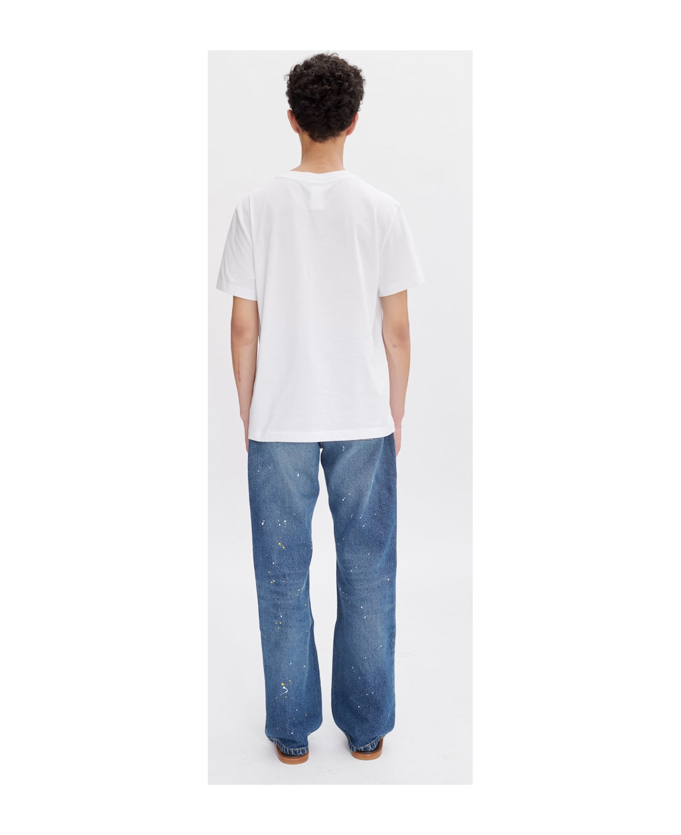 A.P.C. T Shirt Standard Grand Vpc - Ilm Blanc Terracotta