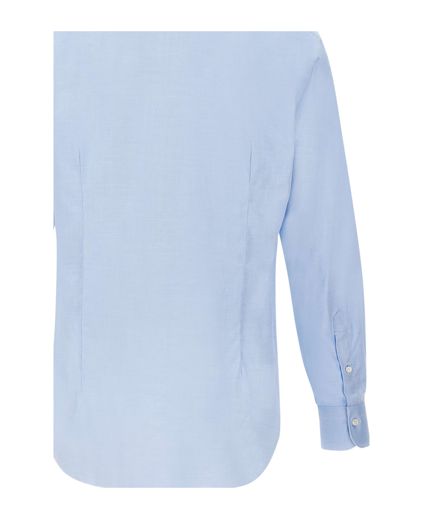 Barba Napoli Cotton Shirt - LIGHT BLUE