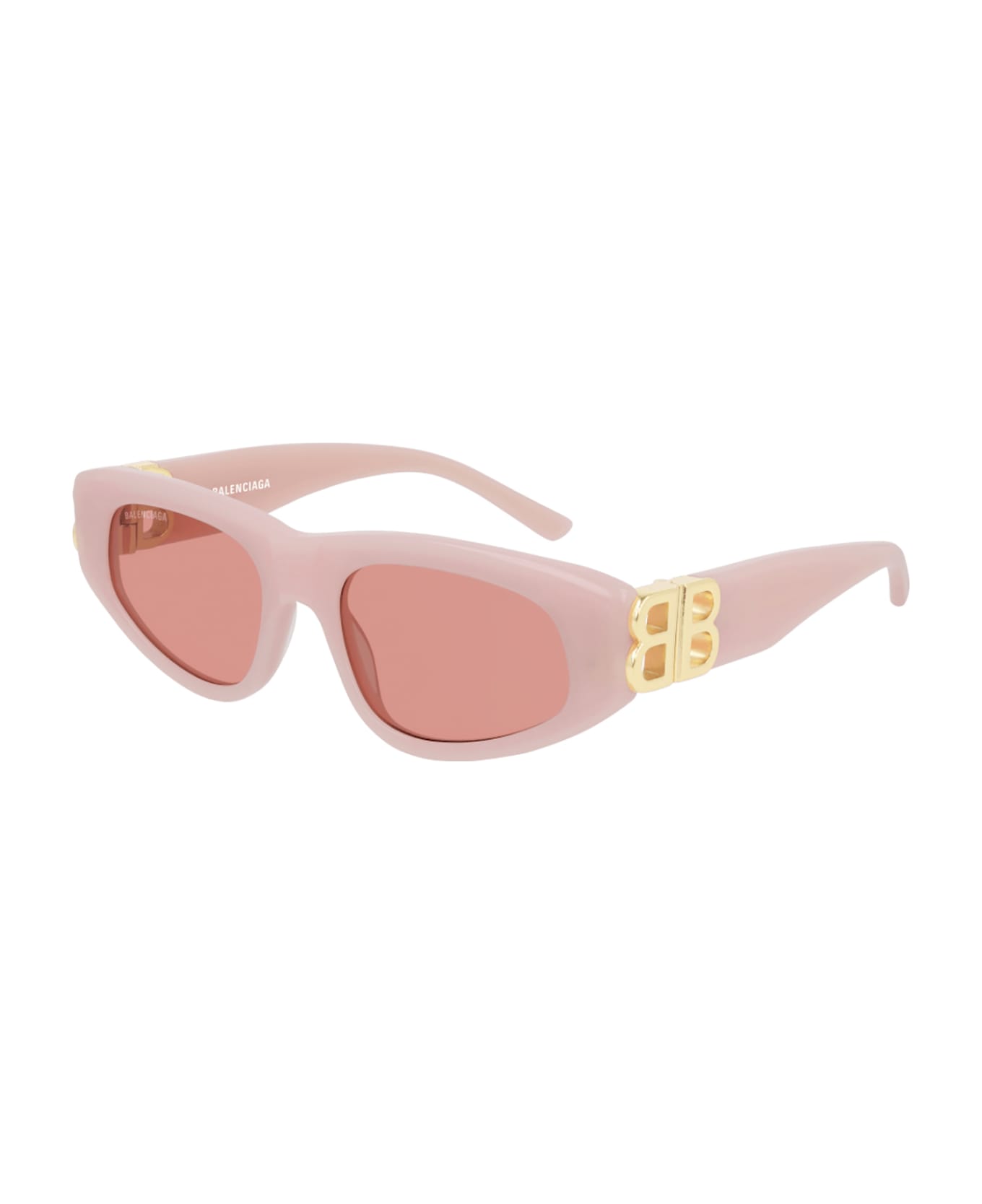 Balenciaga Eyewear BB0095S Sunglasses - Pink Gold Red