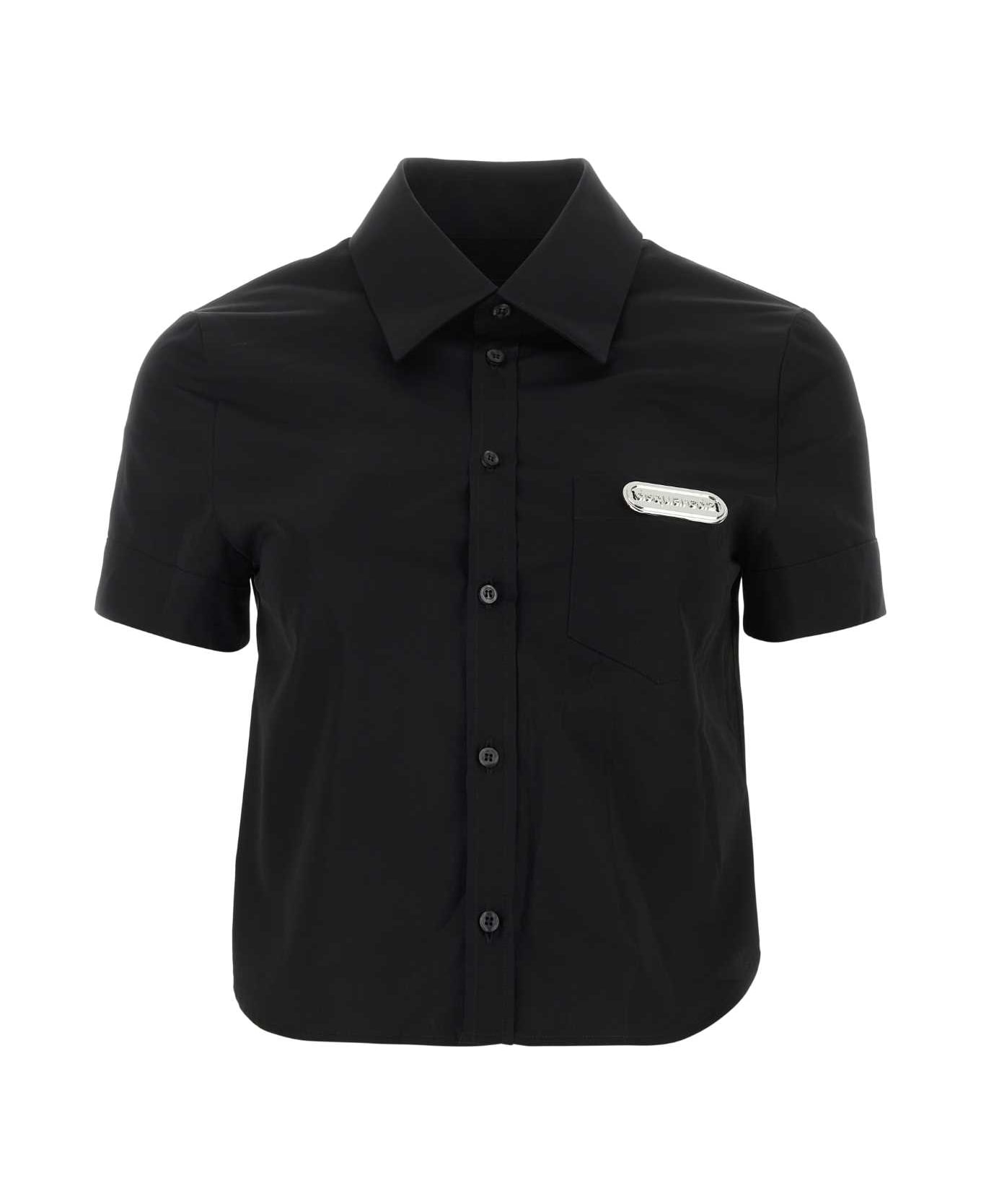 Dsquared2 Black Poplin Shirt - Black シャツ