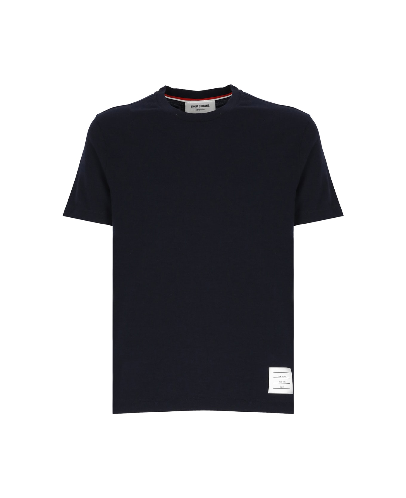 Thom Browne Knitted T-shirt - blue シャツ