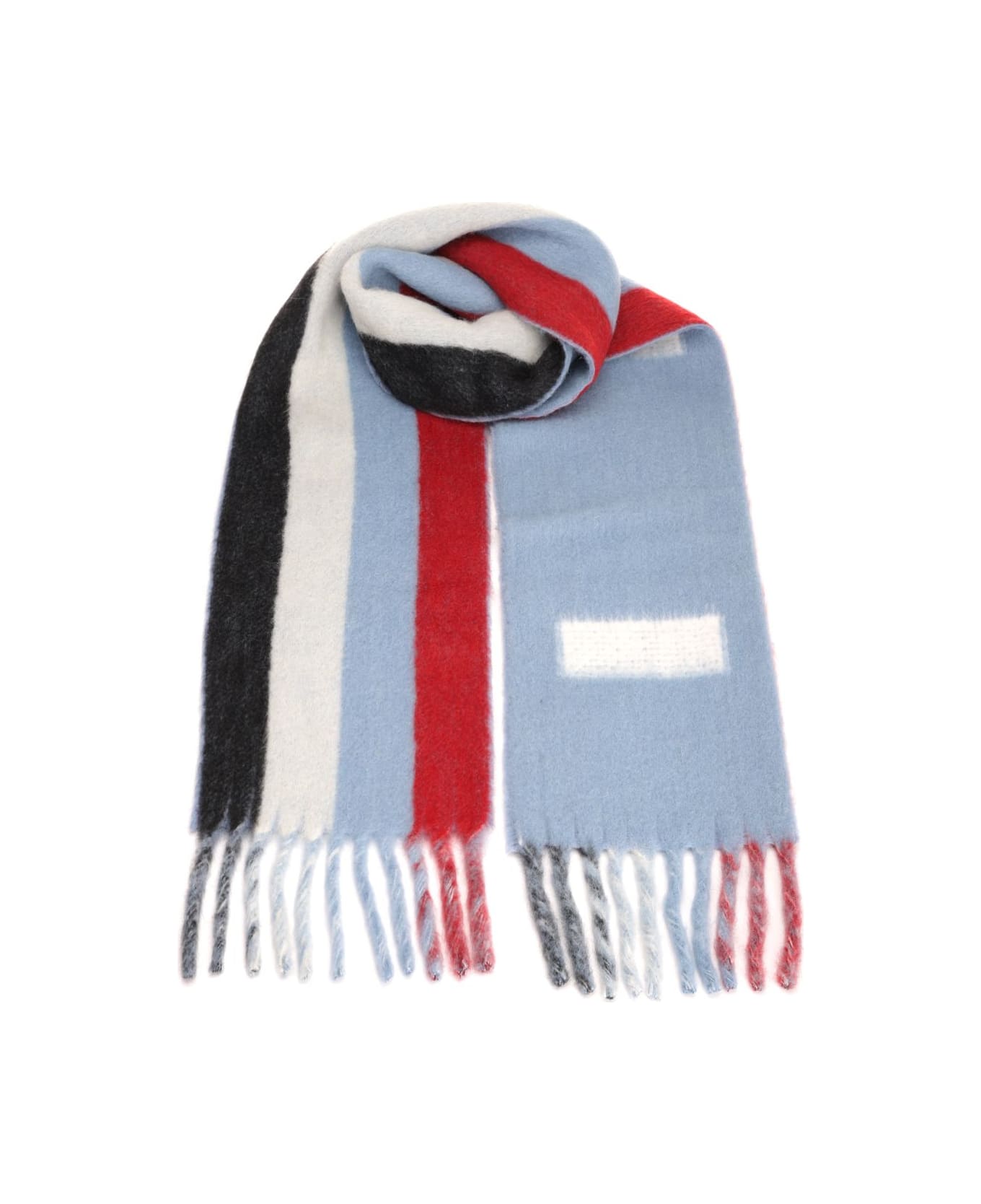 Marni Alpaca And Mohair Scarf - BLUELILAC