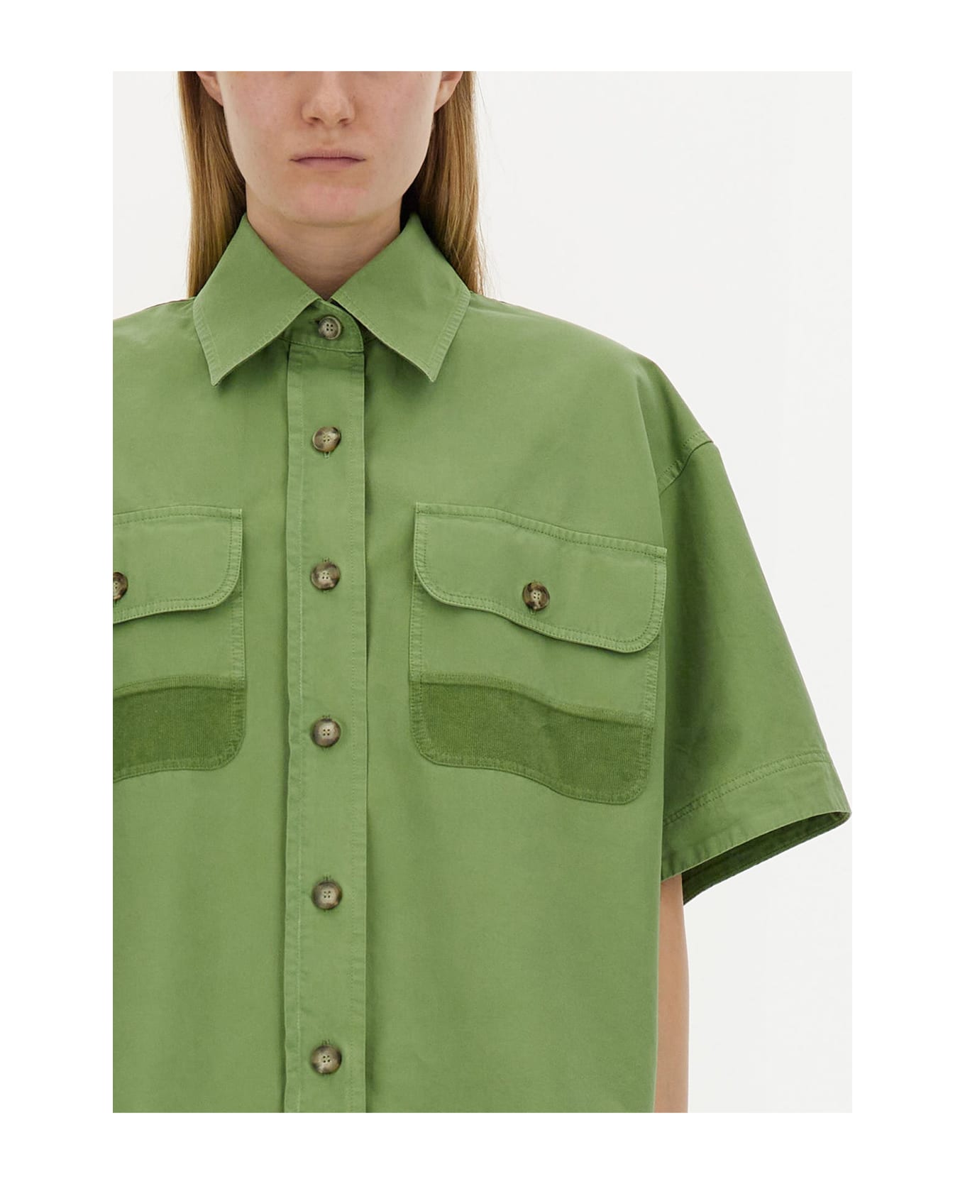 Stella McCartney Workwear Shirt - Pistachio シャツ