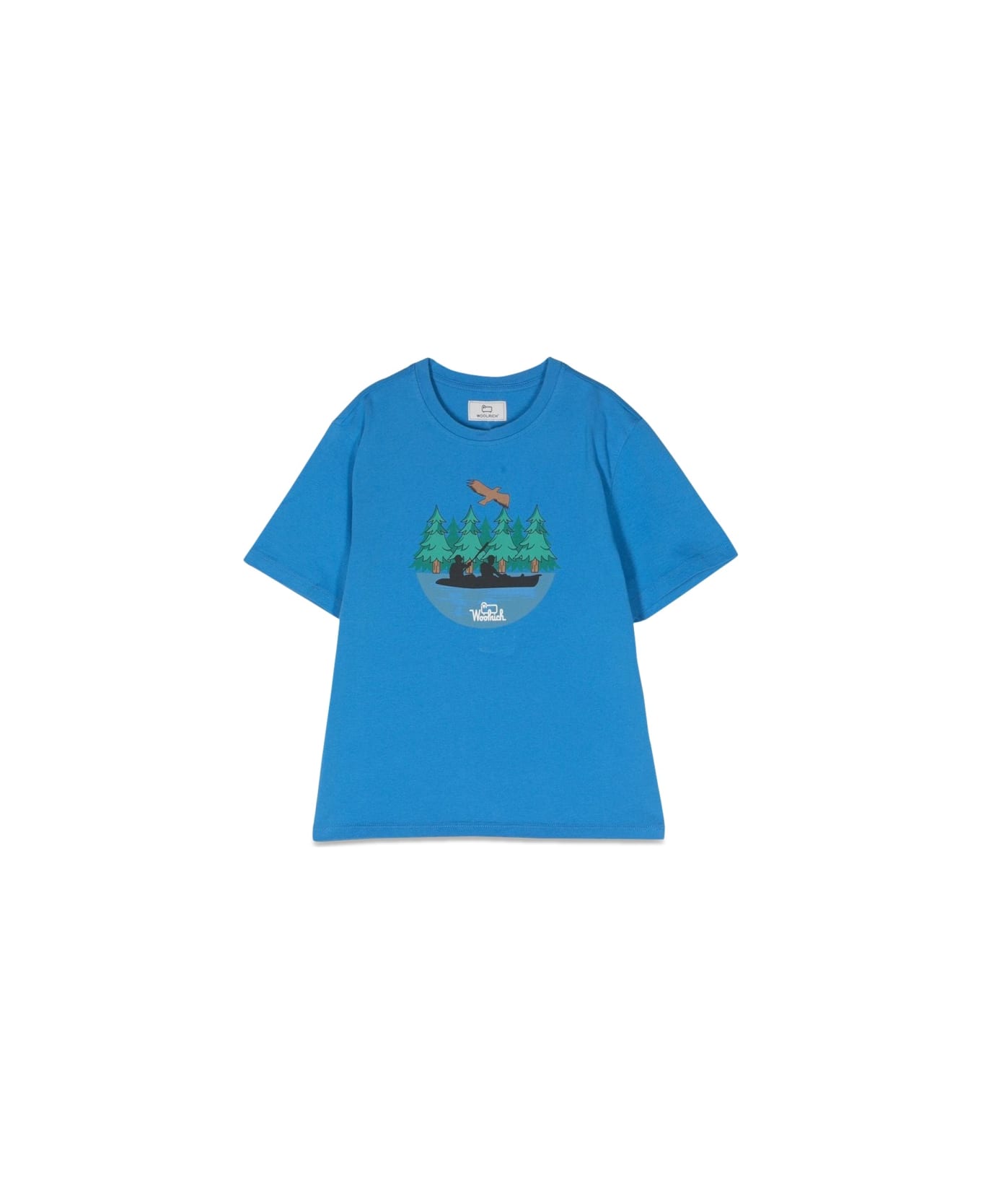 Woolrich Road Trip T-shirt - AZURE
