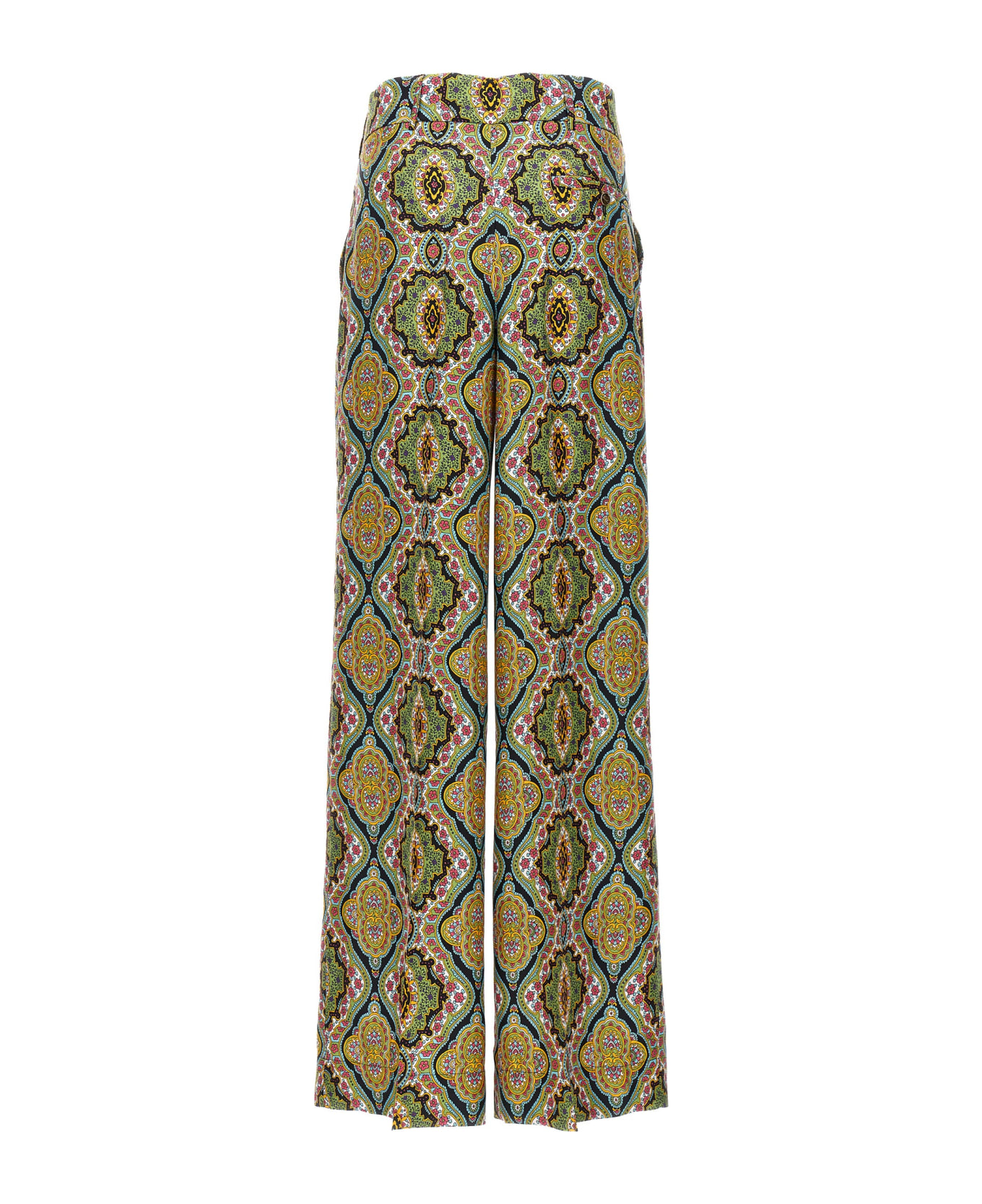 Etro All Over Print Pants - Green