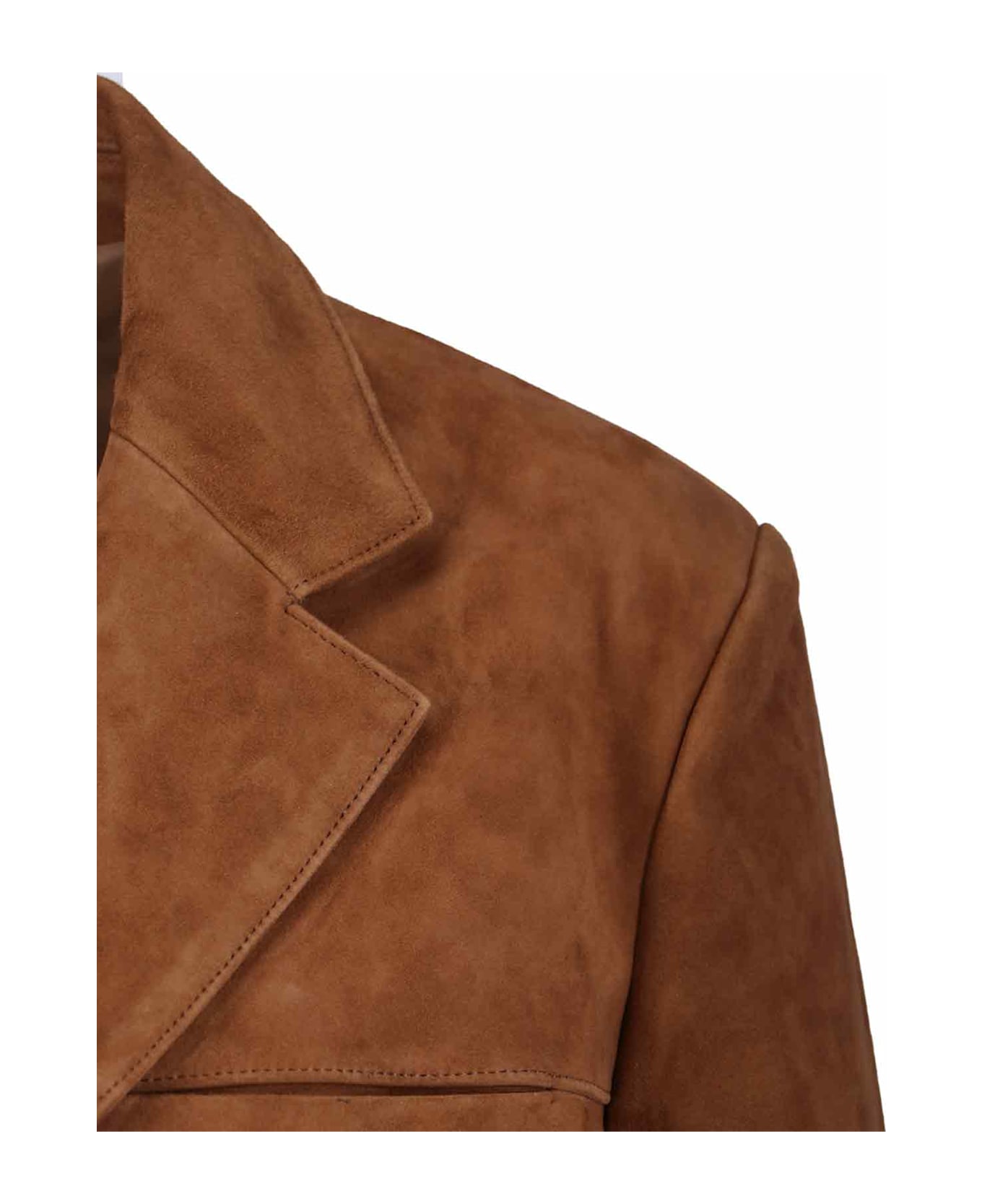 Dunst Suede Jacket - BROWN