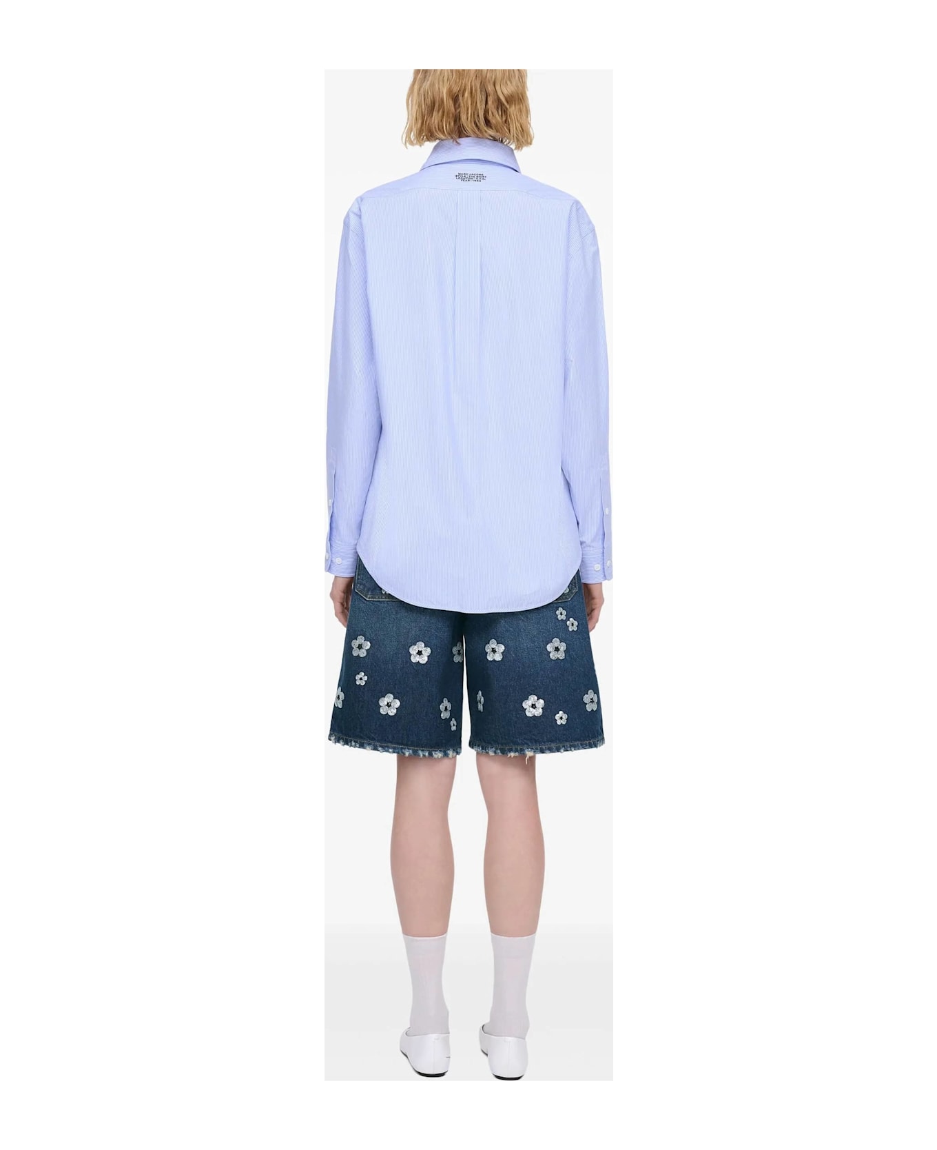 Marc Jacobs The Striped Shirt - Sky Blue