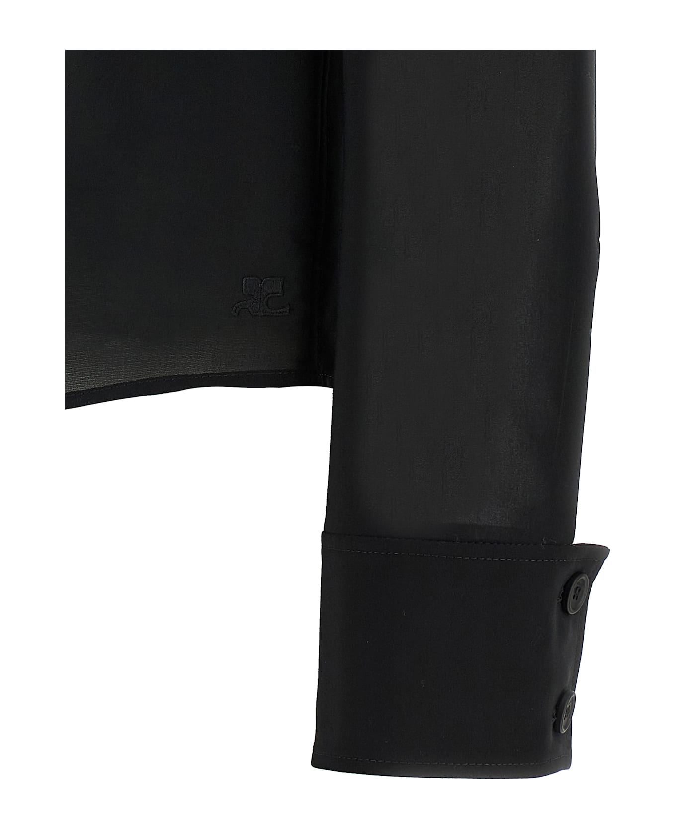 Courrèges Pocket Shirt - Black  