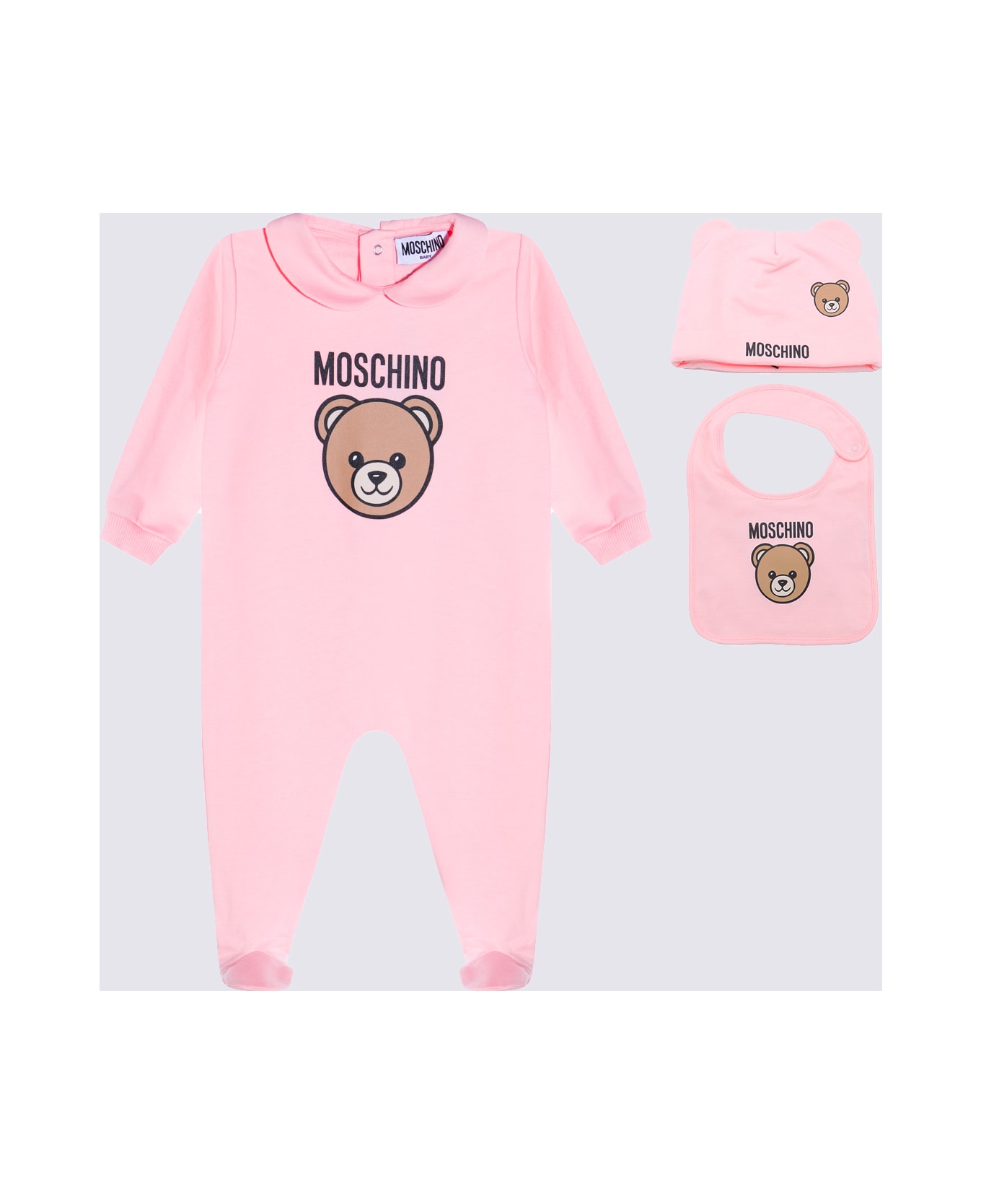 Moschino Pink Cotton Jumpsuit - SUGAR ROSE