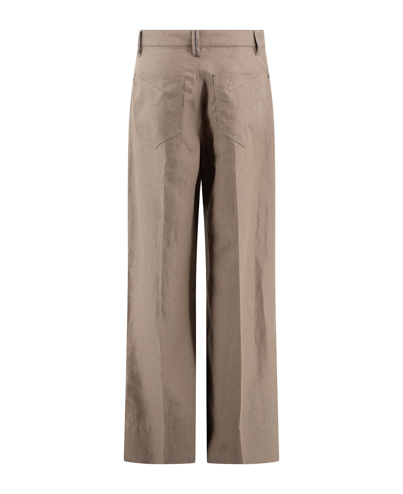 Brunello Cucinelli Relaxed Twill Trousers