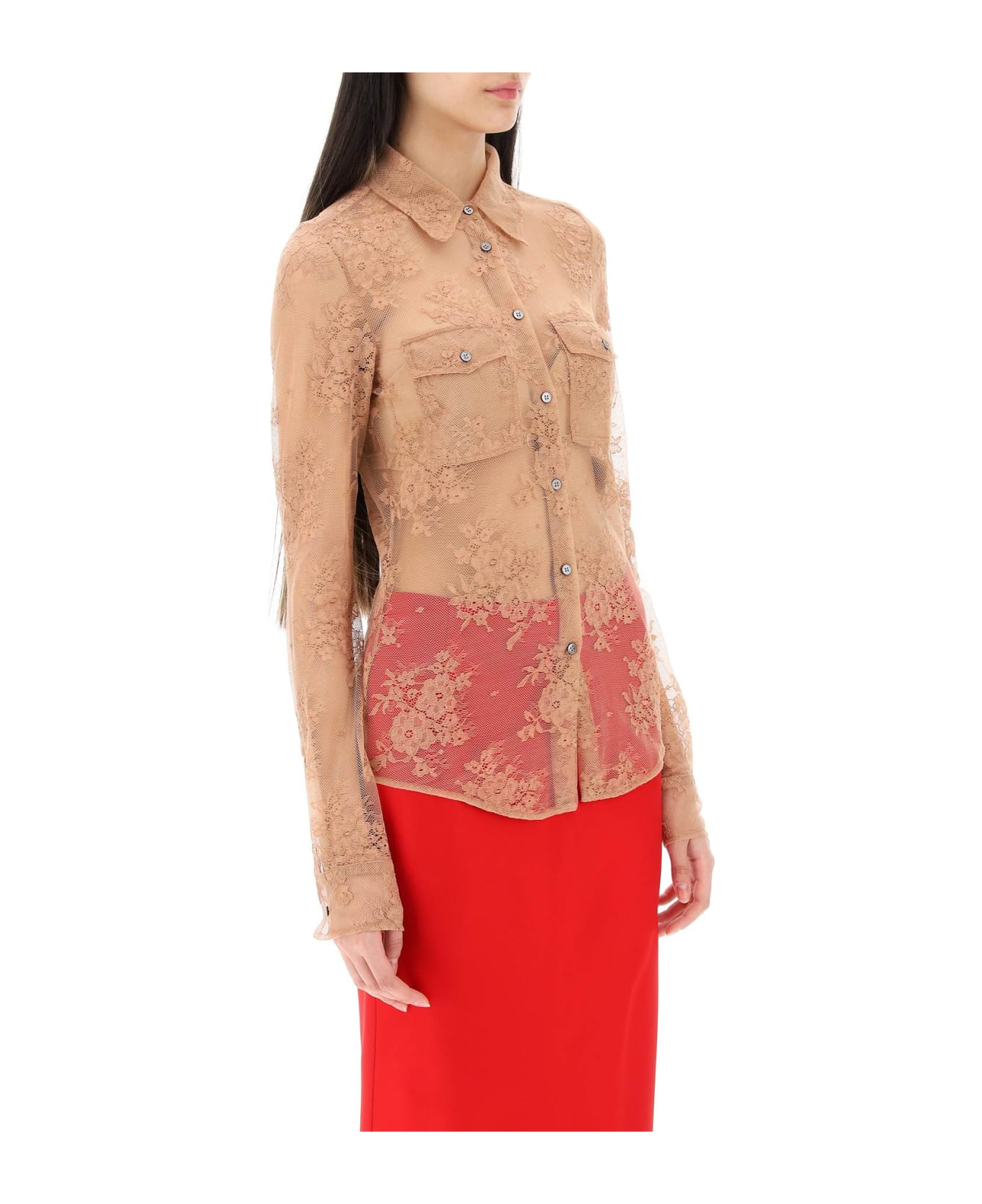 N.21 Lace Shirt - CEROTTO (Pink)