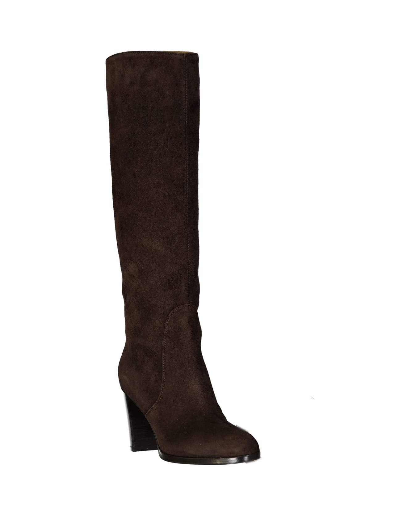Sergio Rossi Leather Boots - Brown