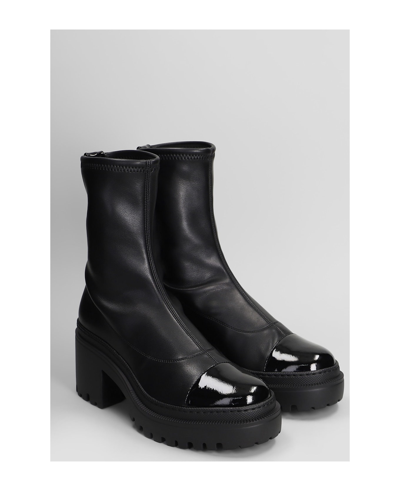 Giuseppe Zanotti Lionora Combat Boots In Black Leather - black