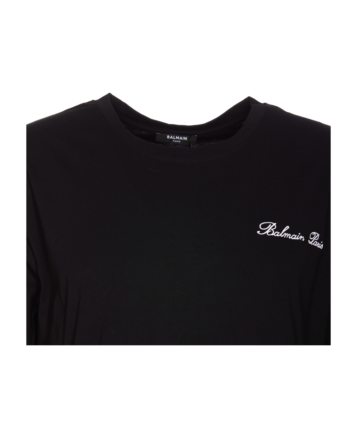Balmain Logo T-shirt - Black シャツ