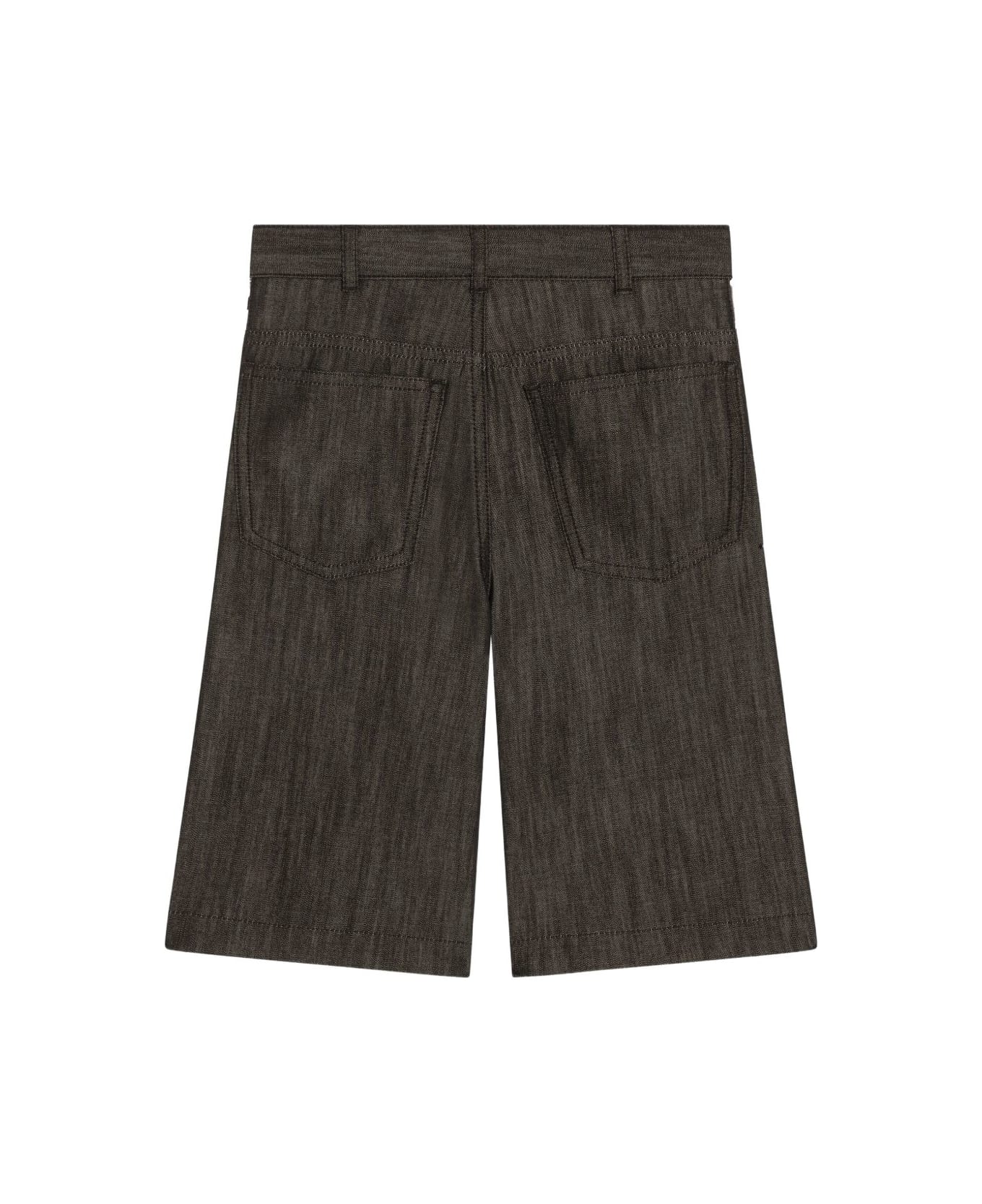 Dolce 
Gabbana Dolce &amp; Gabbana Kids Shorts With Majolica Print - Black