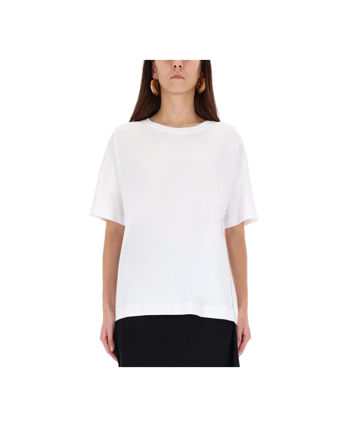 Dries Van Noten "heydu Bis" T-shirt - WHITE