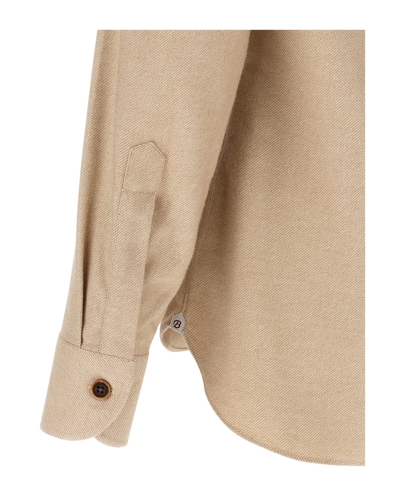 Borriello Napoli Flannel Shirt - Beige